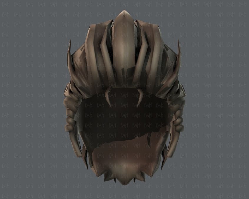 3D Hair style for boy V42 Low-poly 3D model_39