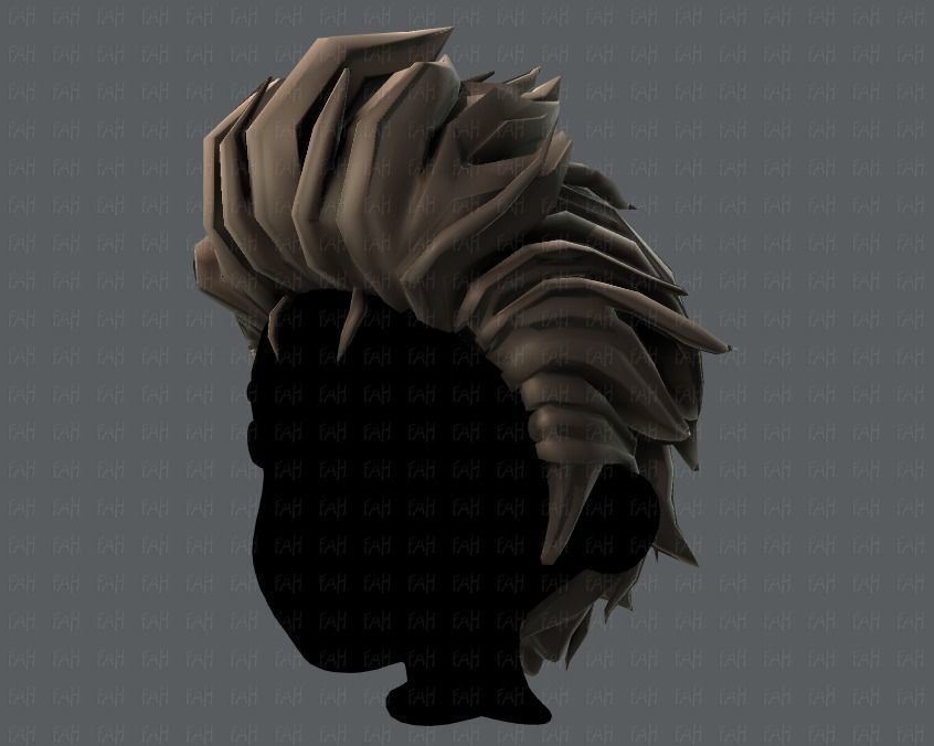 3D Hair style for boy V42 Low-poly 3D model_24