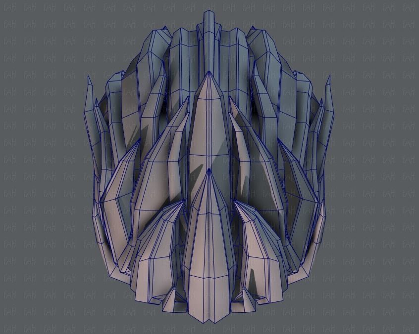 3D Hair style for boy V42 Low-poly 3D model_36