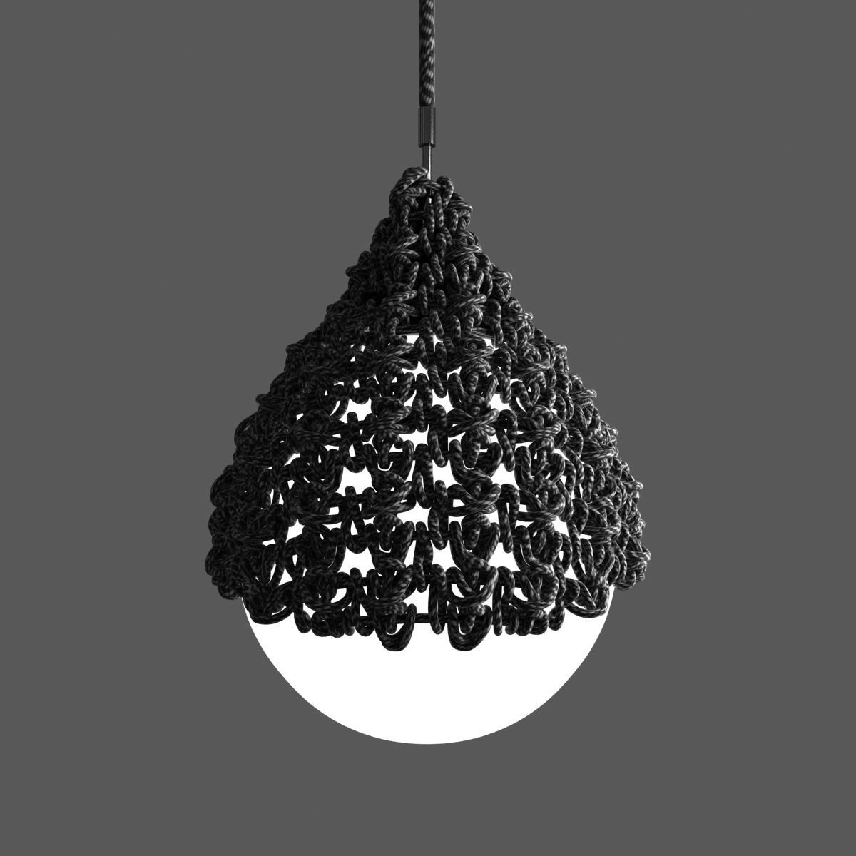 Cordula pendant lamp by Missoni homme  3D model_4