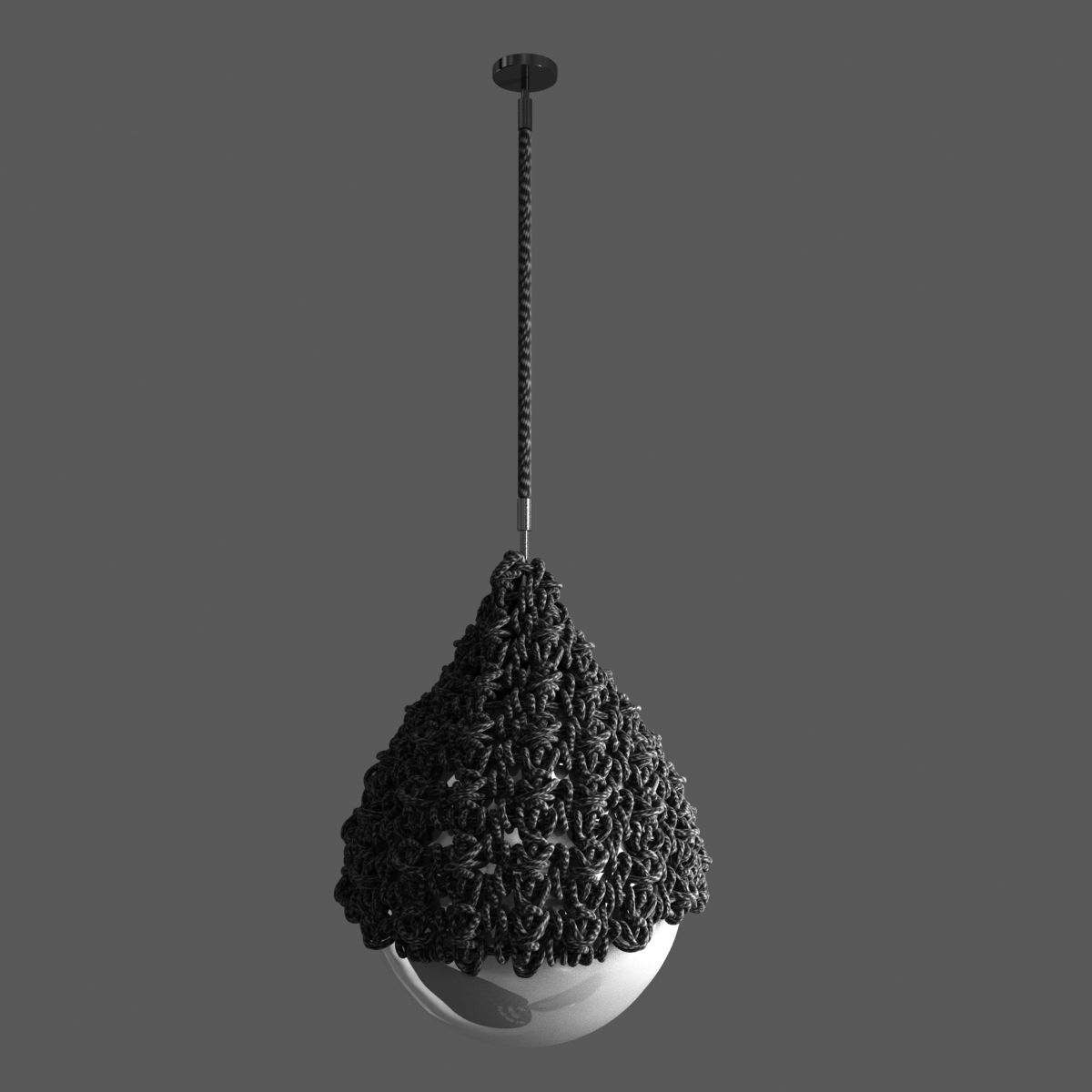 Cordula pendant lamp by Missoni homme  3D model_5