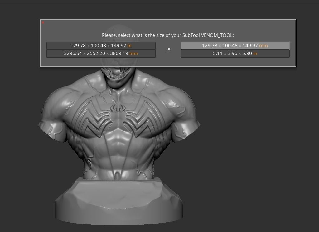 Venom figure for 3d printing 3D print model_4