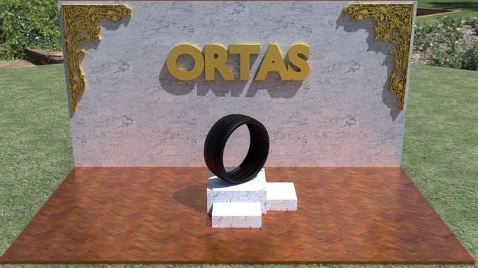 ORTAS TIRE PACK 9 INCLUDING 5 GAME READY TIRES Low-poly 3D model