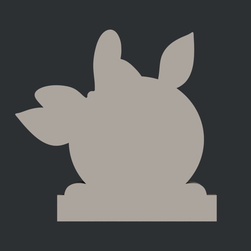3d STL models for CNC or 3d printer Pig 3D print model_3