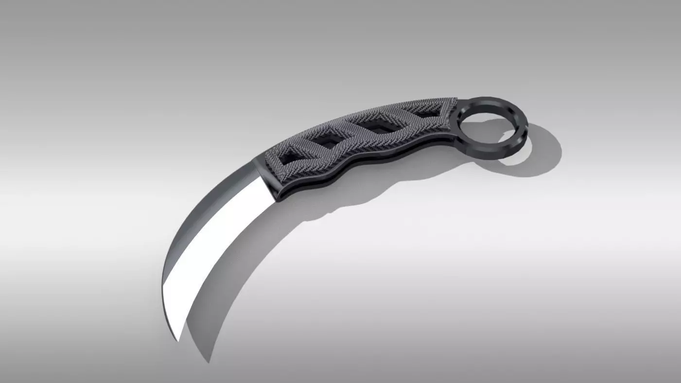 Karambit - Free Sample Free low-poly 3D model_0