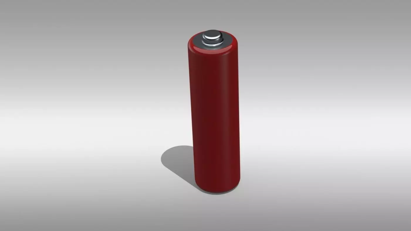 Battery AA - Free Sample Free low-poly 3D model_0