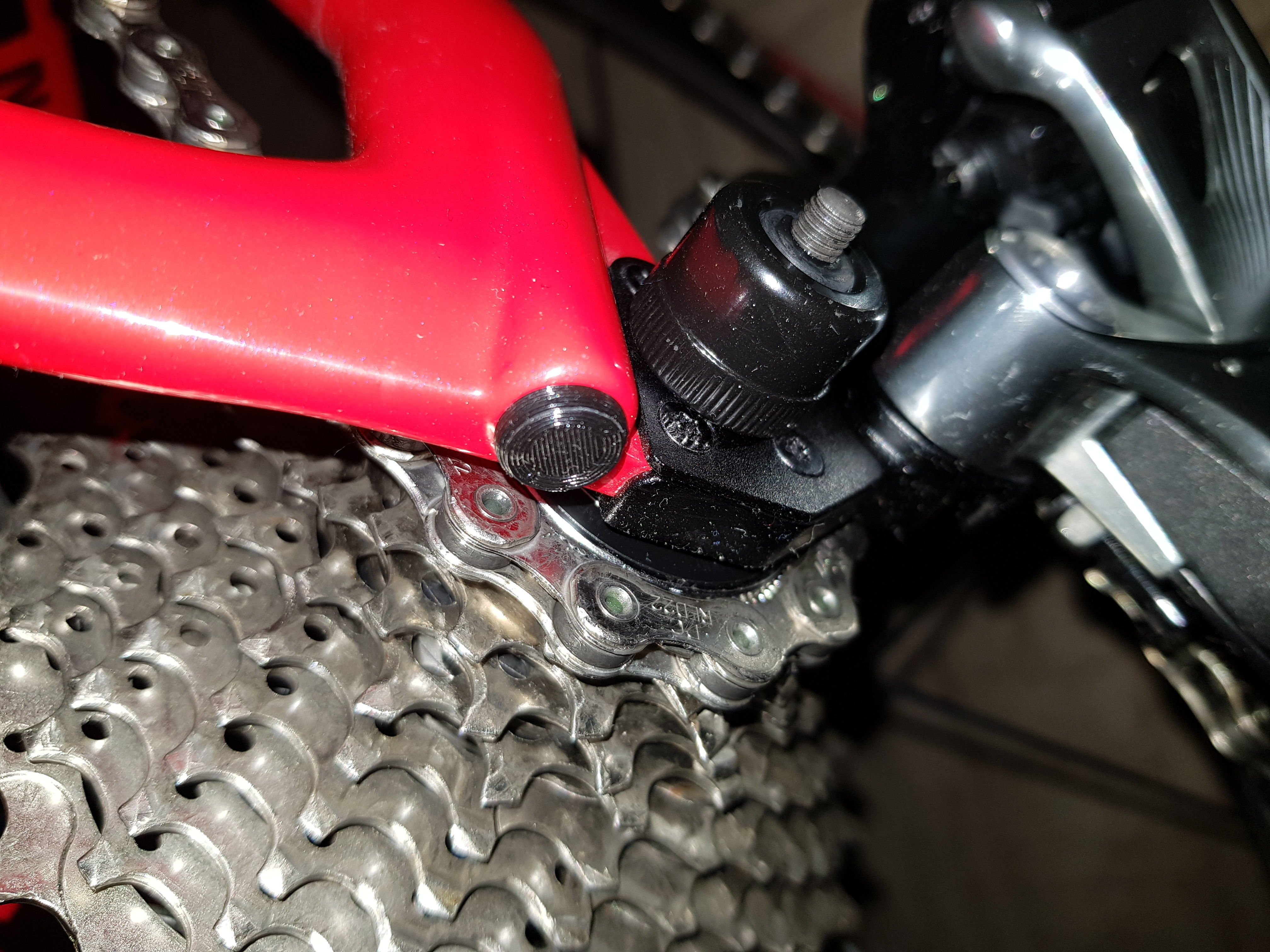 Canyon Aeroad read derailleur plug for Sram Etap 3D print model_4