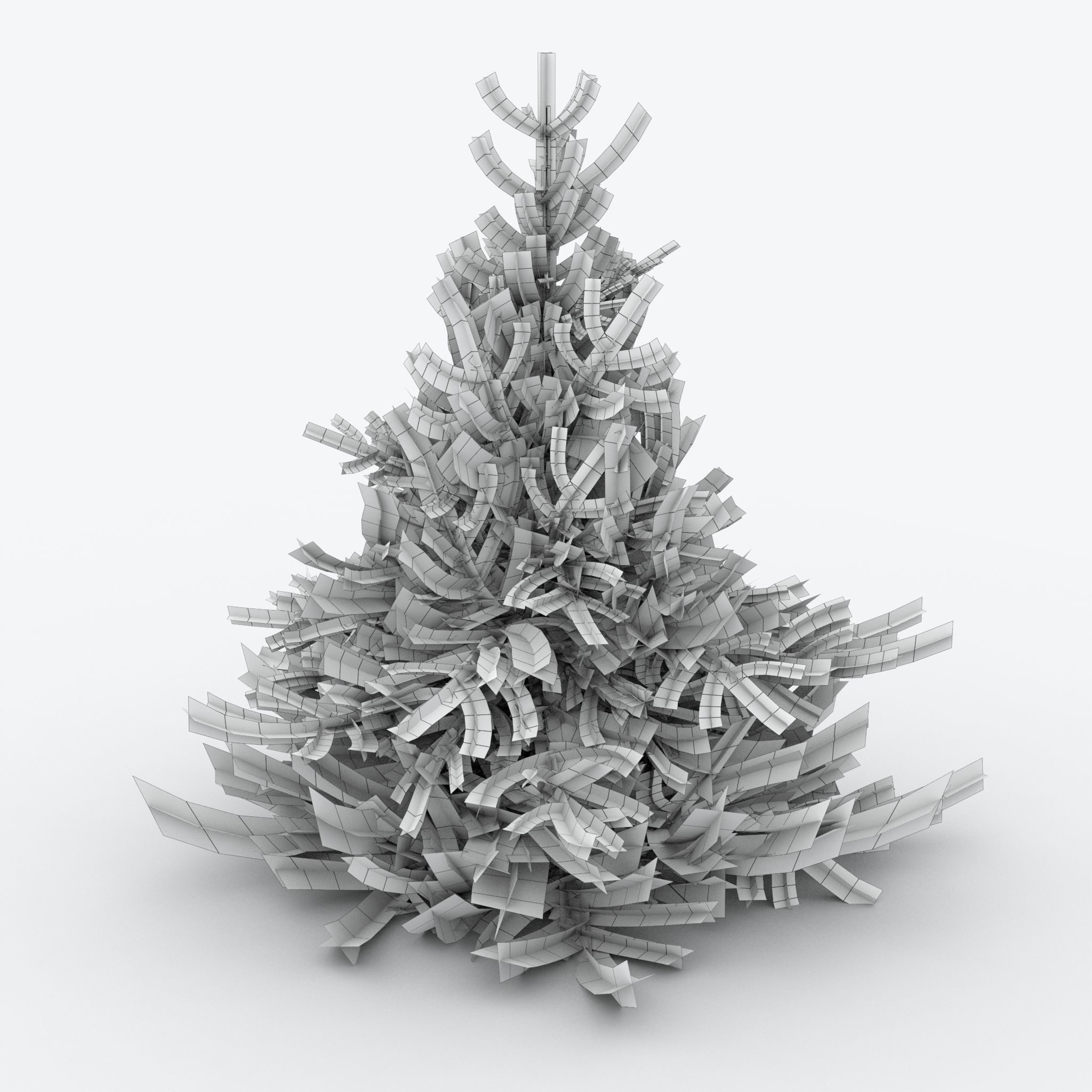 Firtree fir tree Low-poly 3D model_8