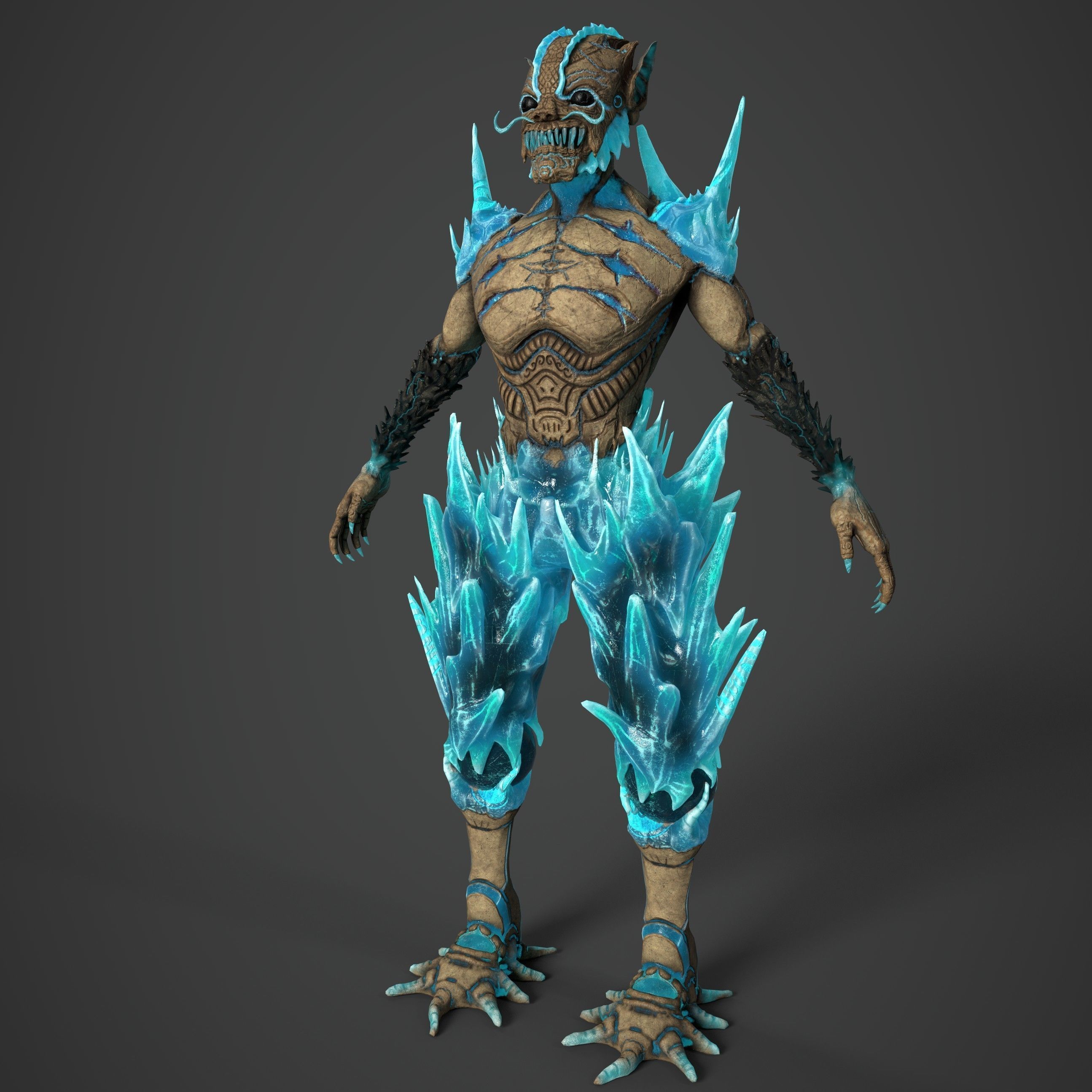 Magice character 3D model_4