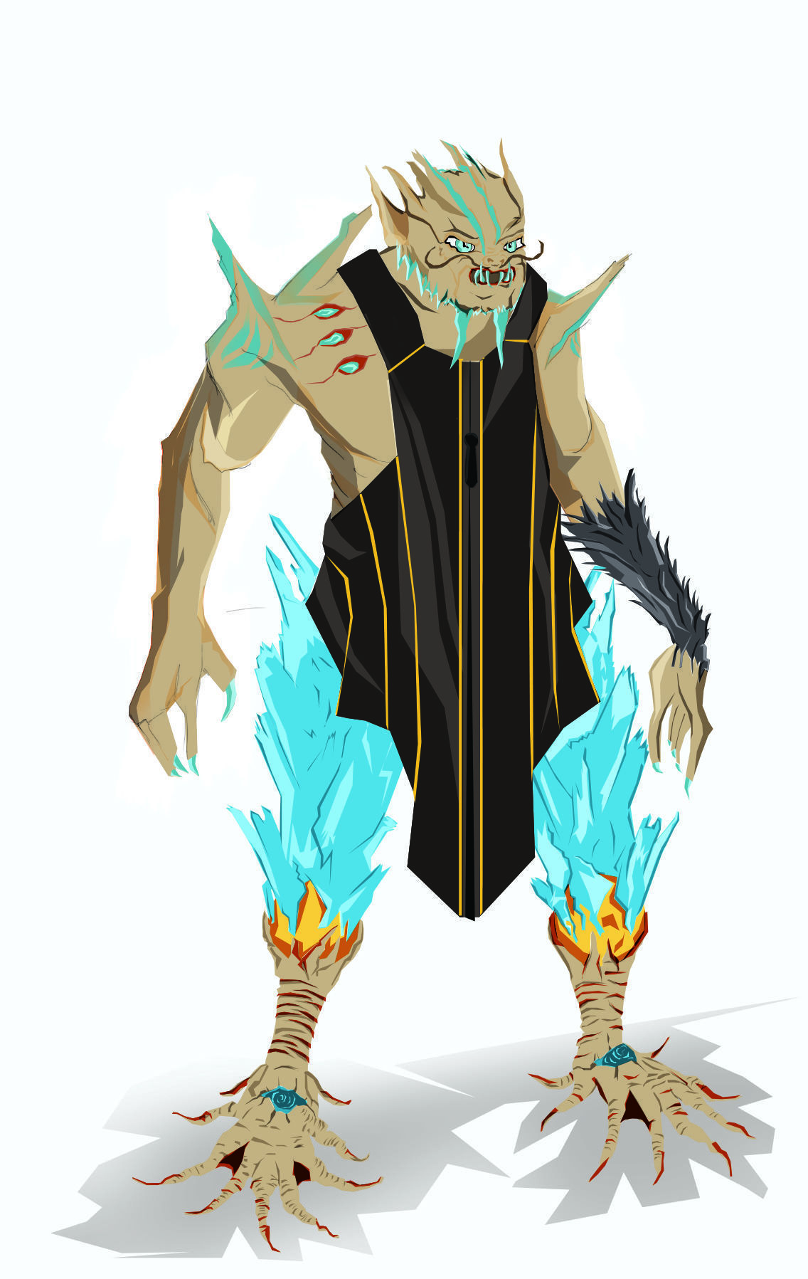 Magice character 3D model_6