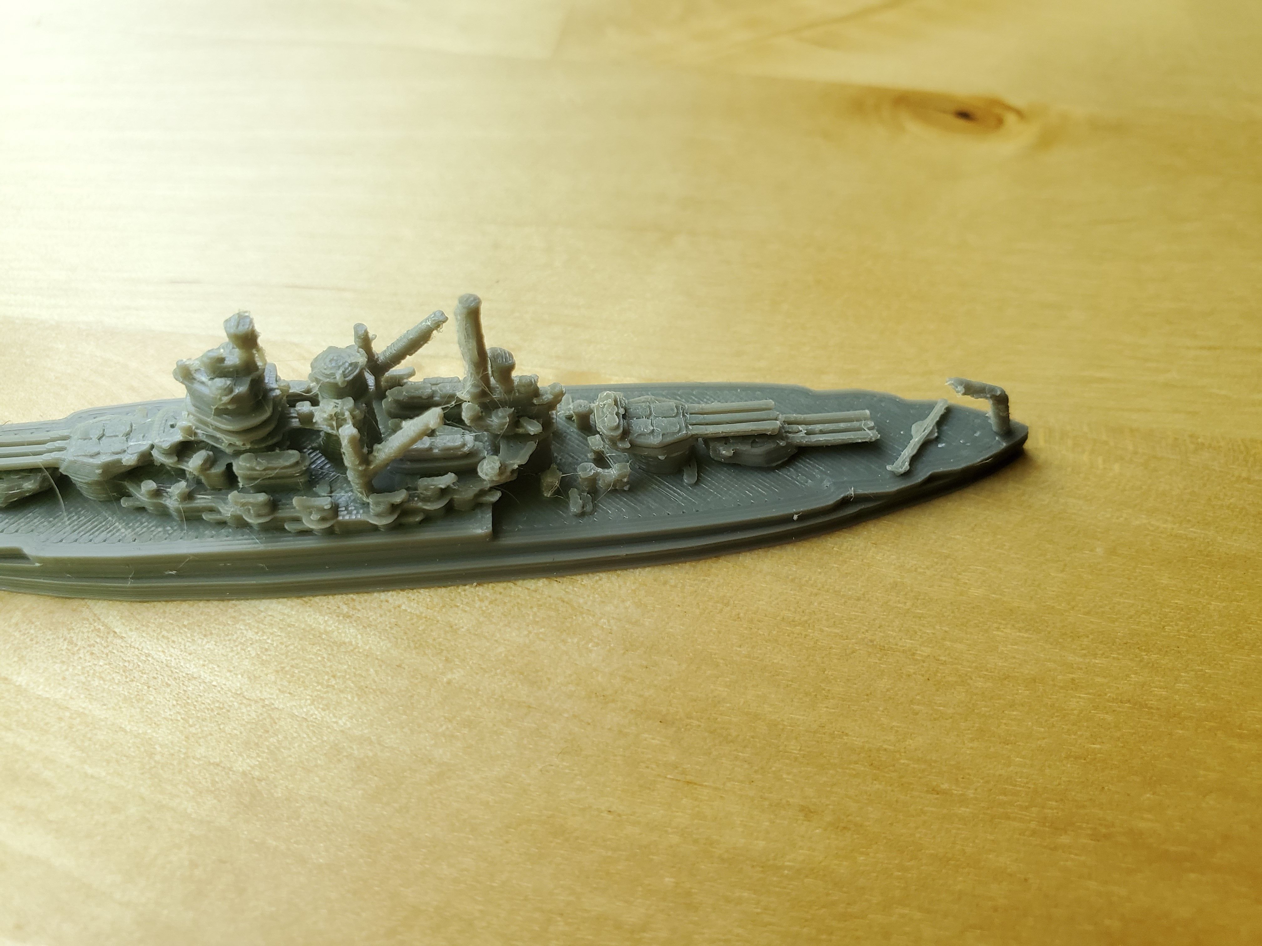 US New Mexico Class Battleship 3D print model_4