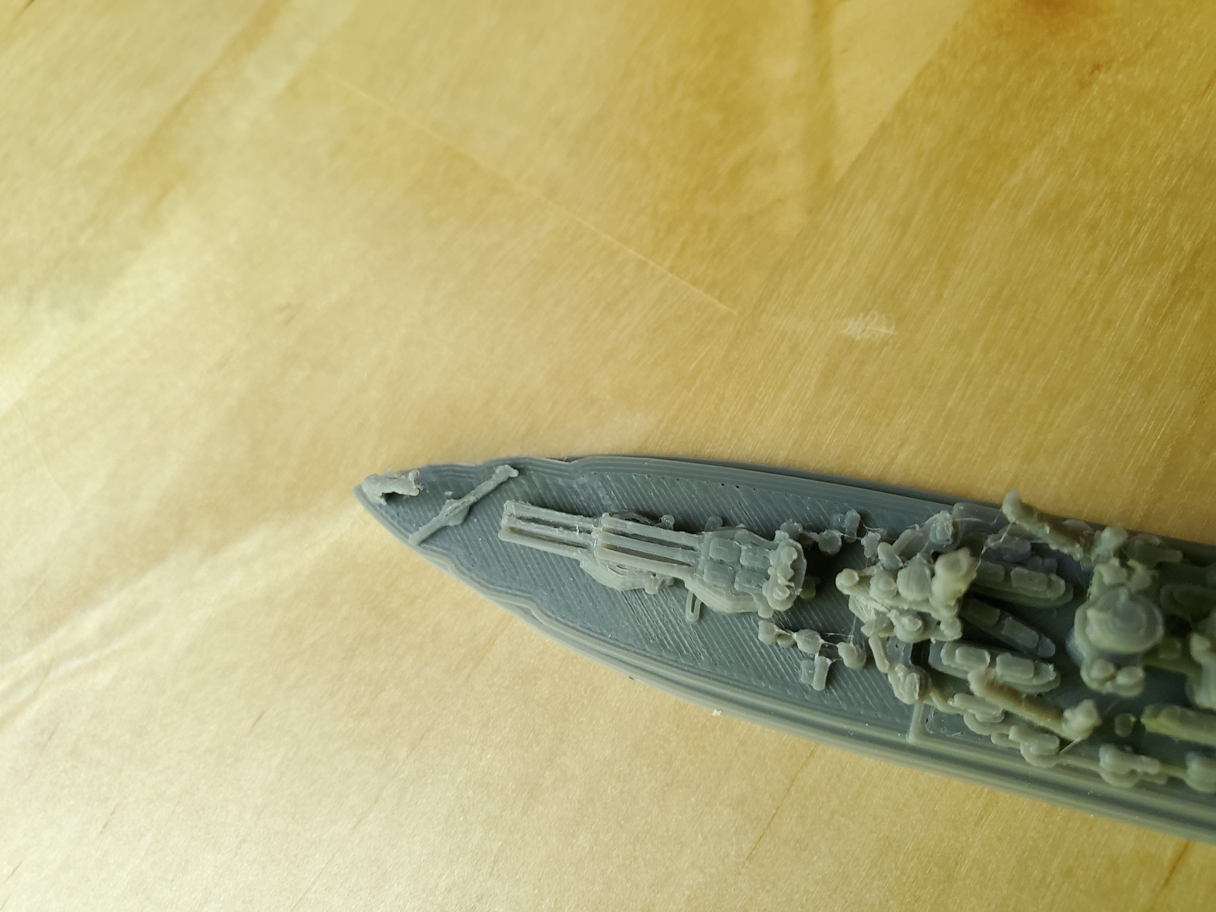 US New Mexico Class Battleship 3D print model_8