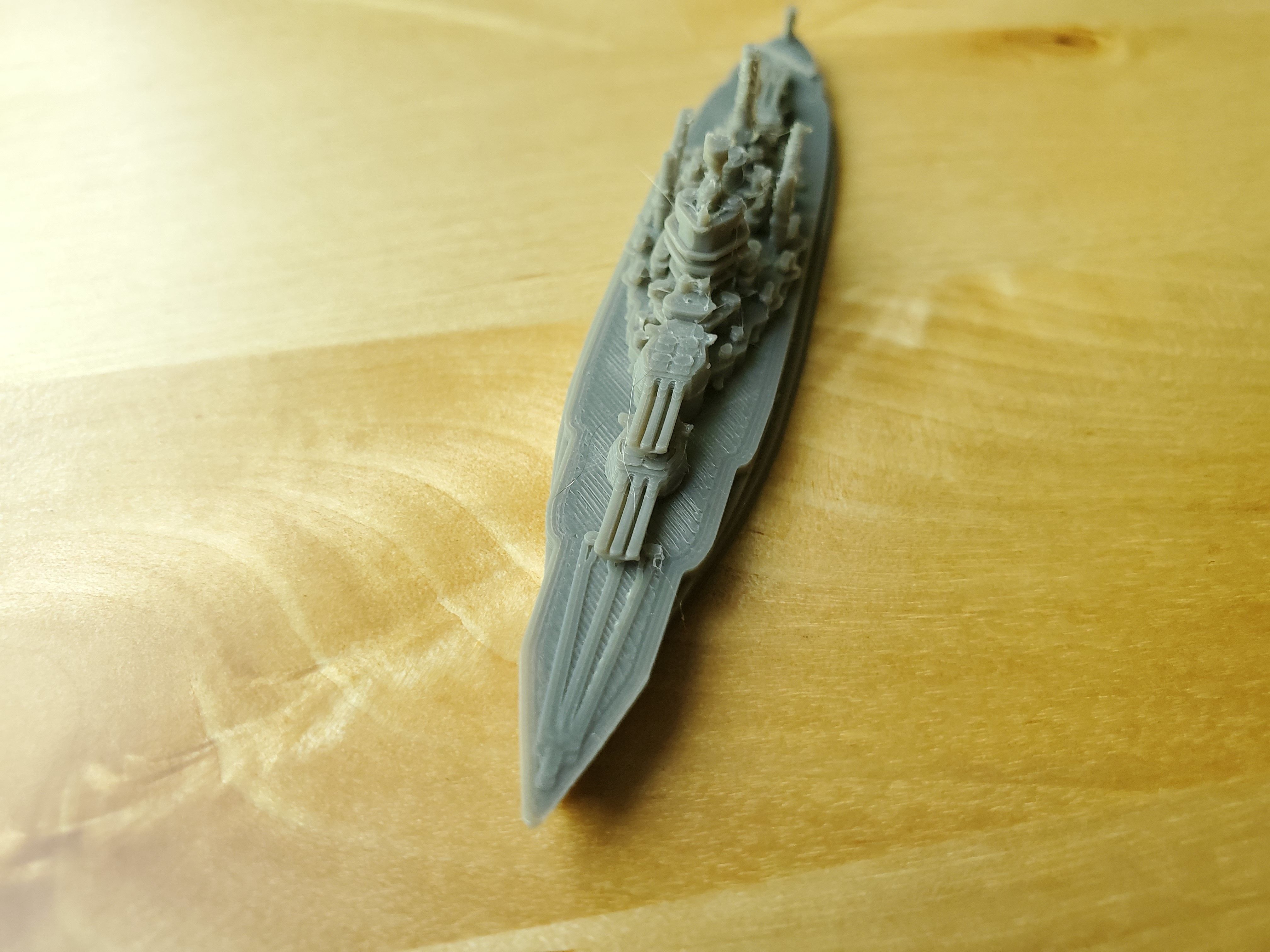 US New Mexico Class Battleship 3D print model_5