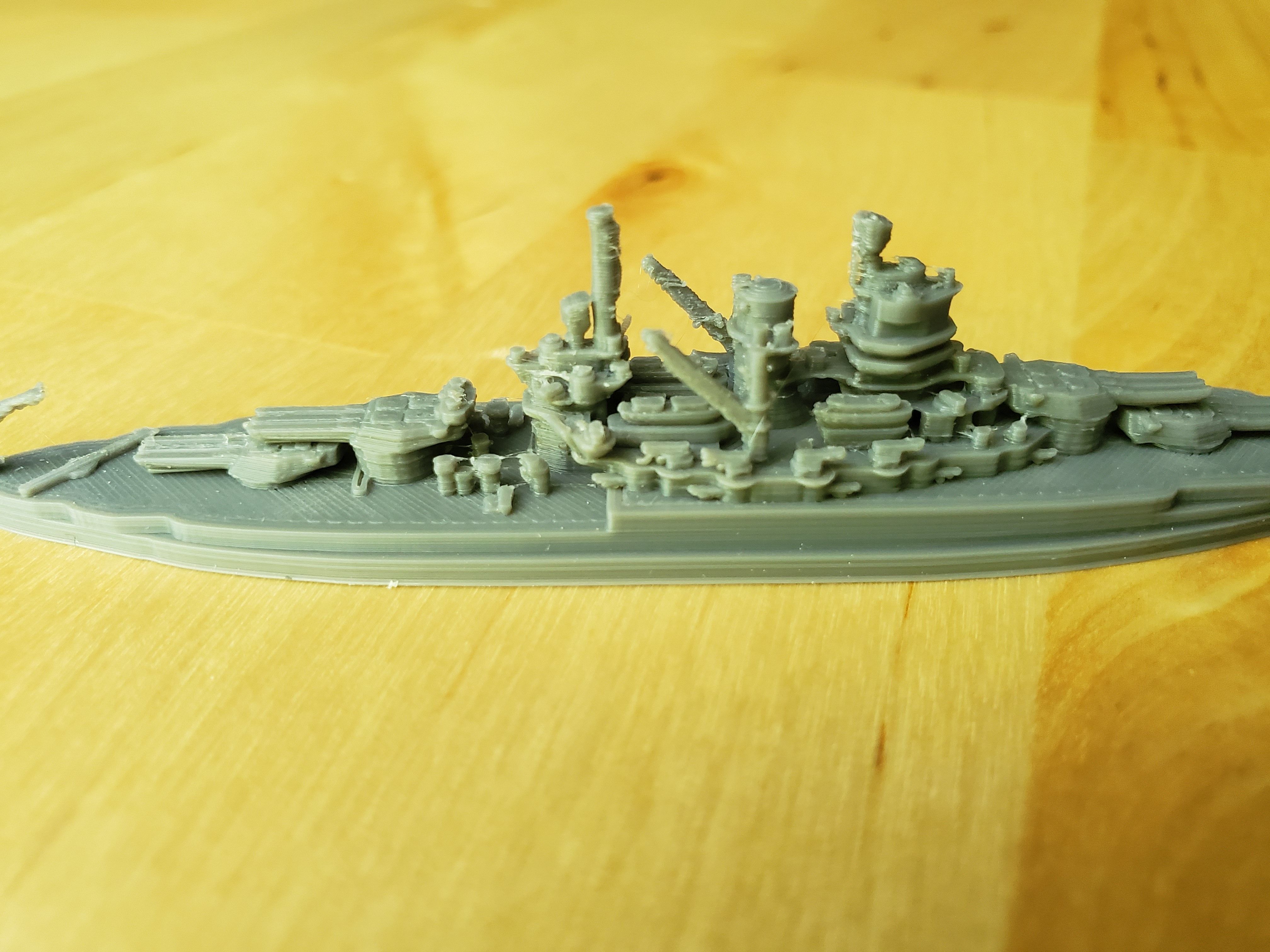 US New Mexico Class Battleship 3D print model_11