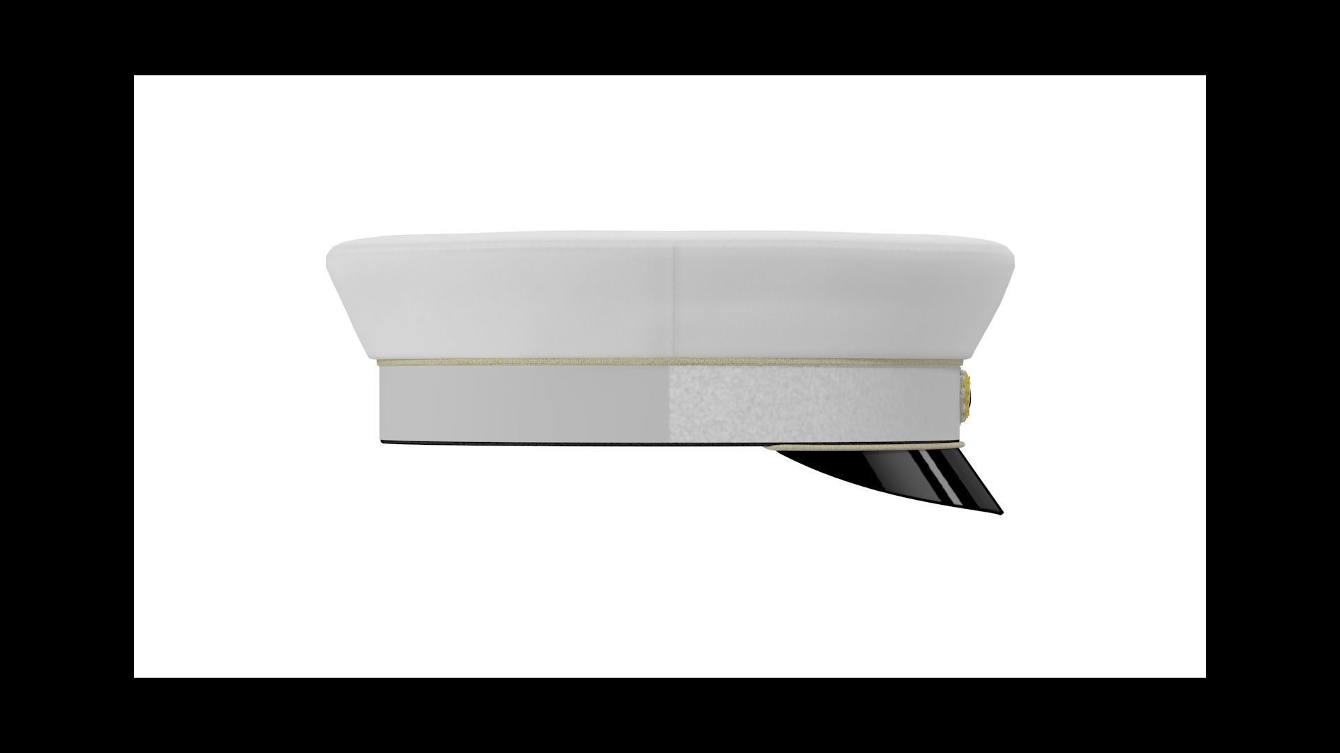 Sweden student cap Low-poly 3D model_5