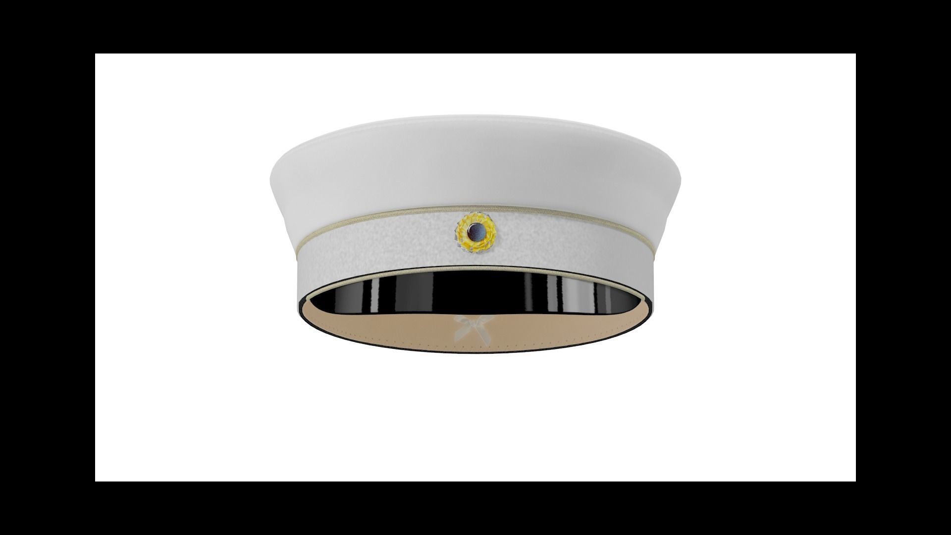 Sweden student cap Low-poly 3D model_7