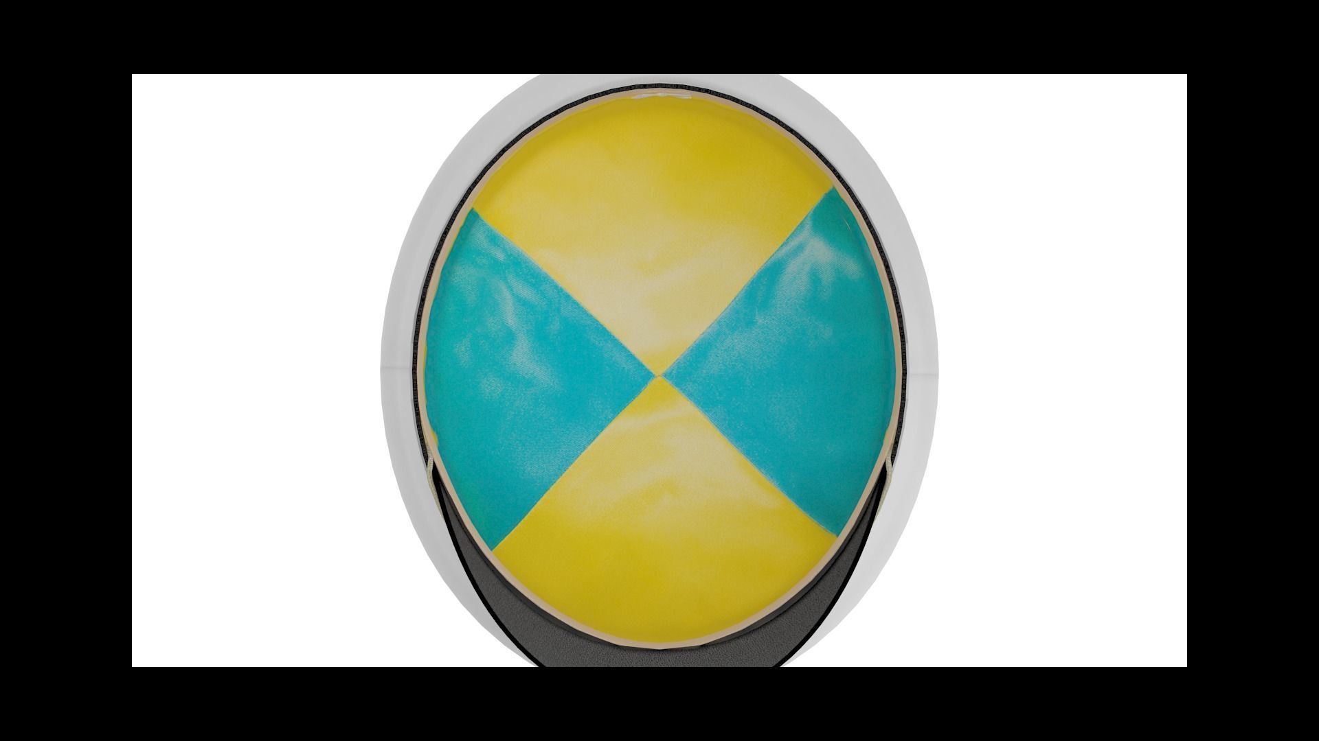 Sweden student cap Low-poly 3D model_11