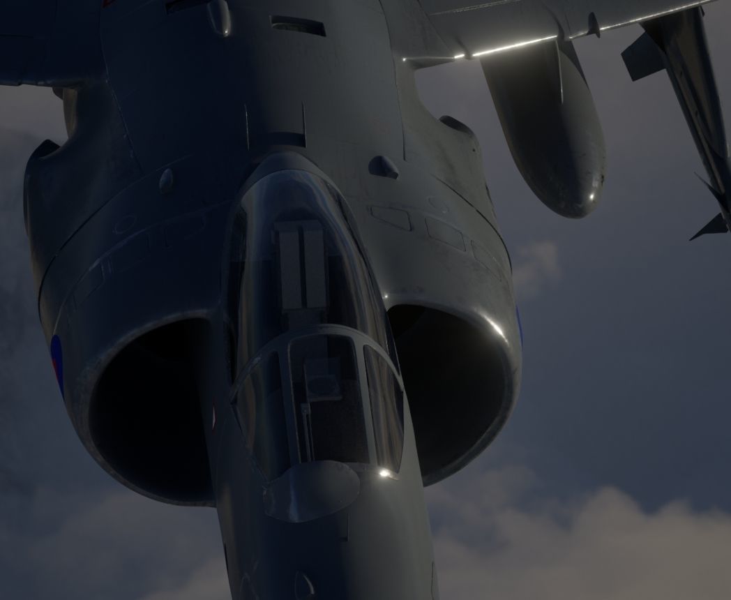 Sea Harrier FRS1 3D model_6