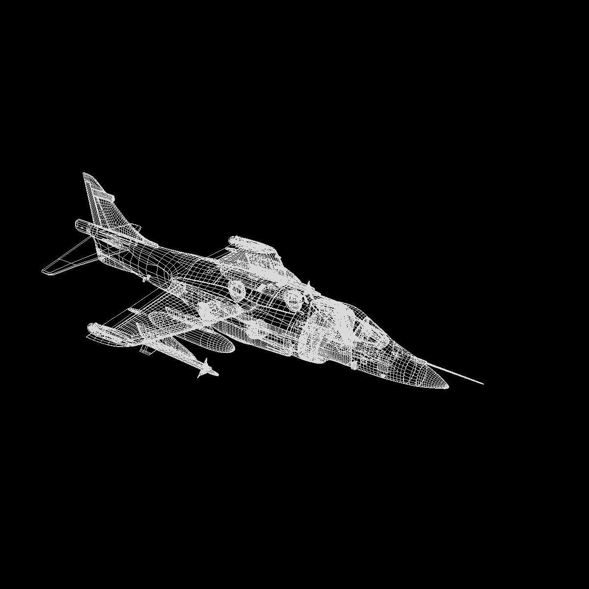 Sea Harrier FRS1 3D model_9