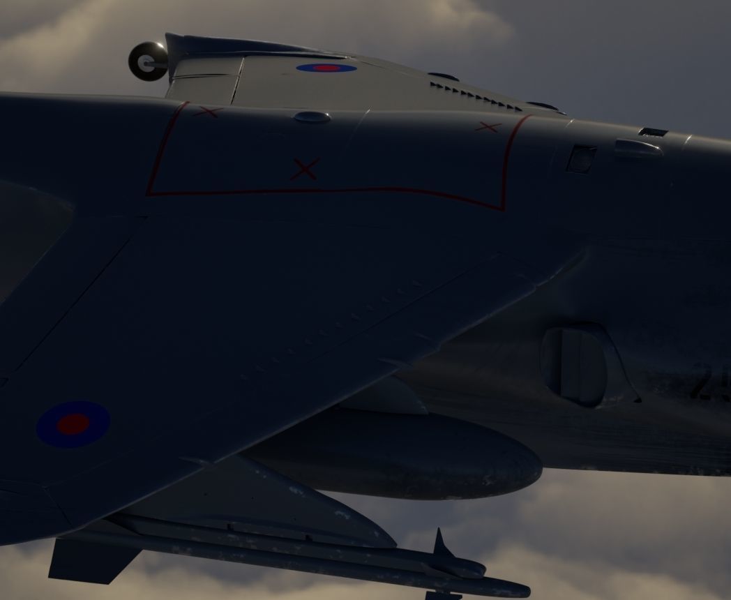 Sea Harrier FRS1 3D model_4