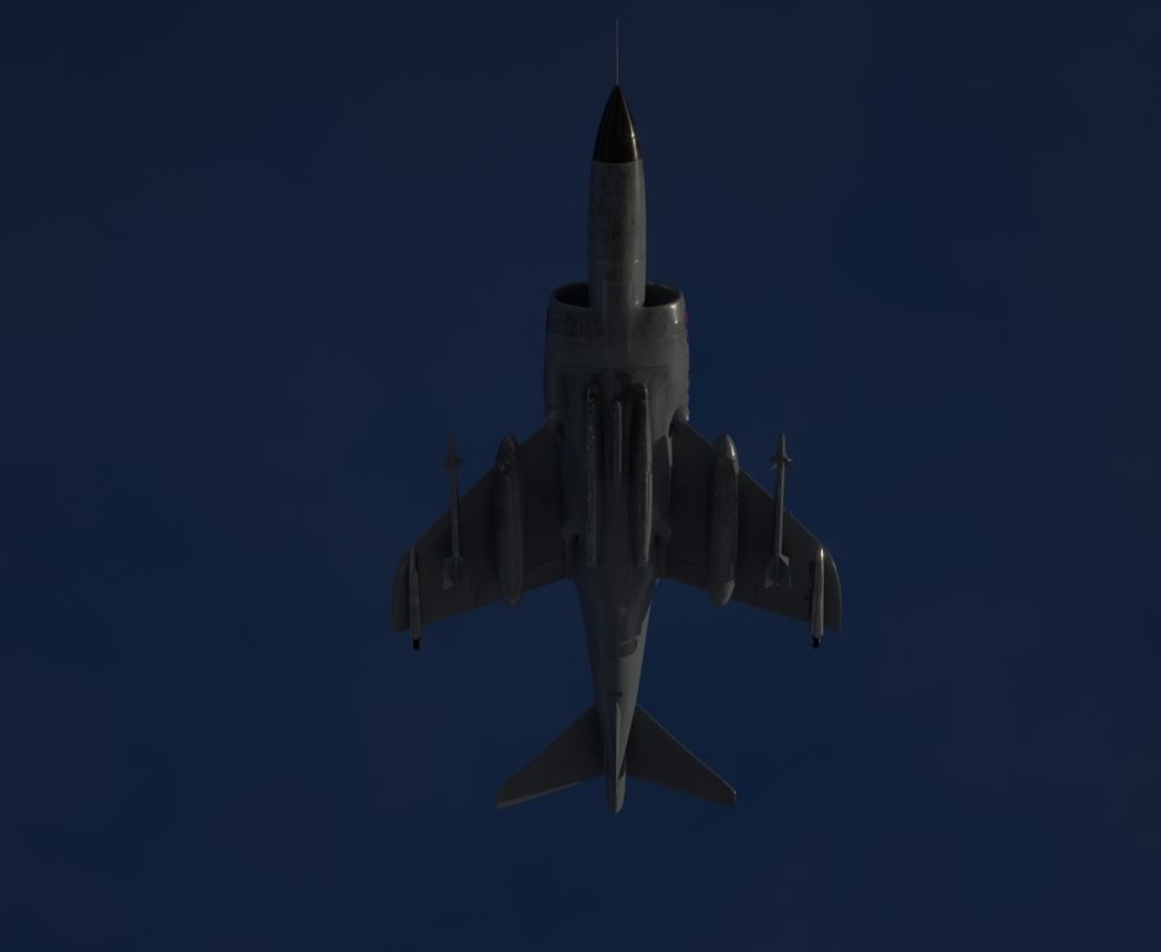 Sea Harrier FRS1 3D model_8