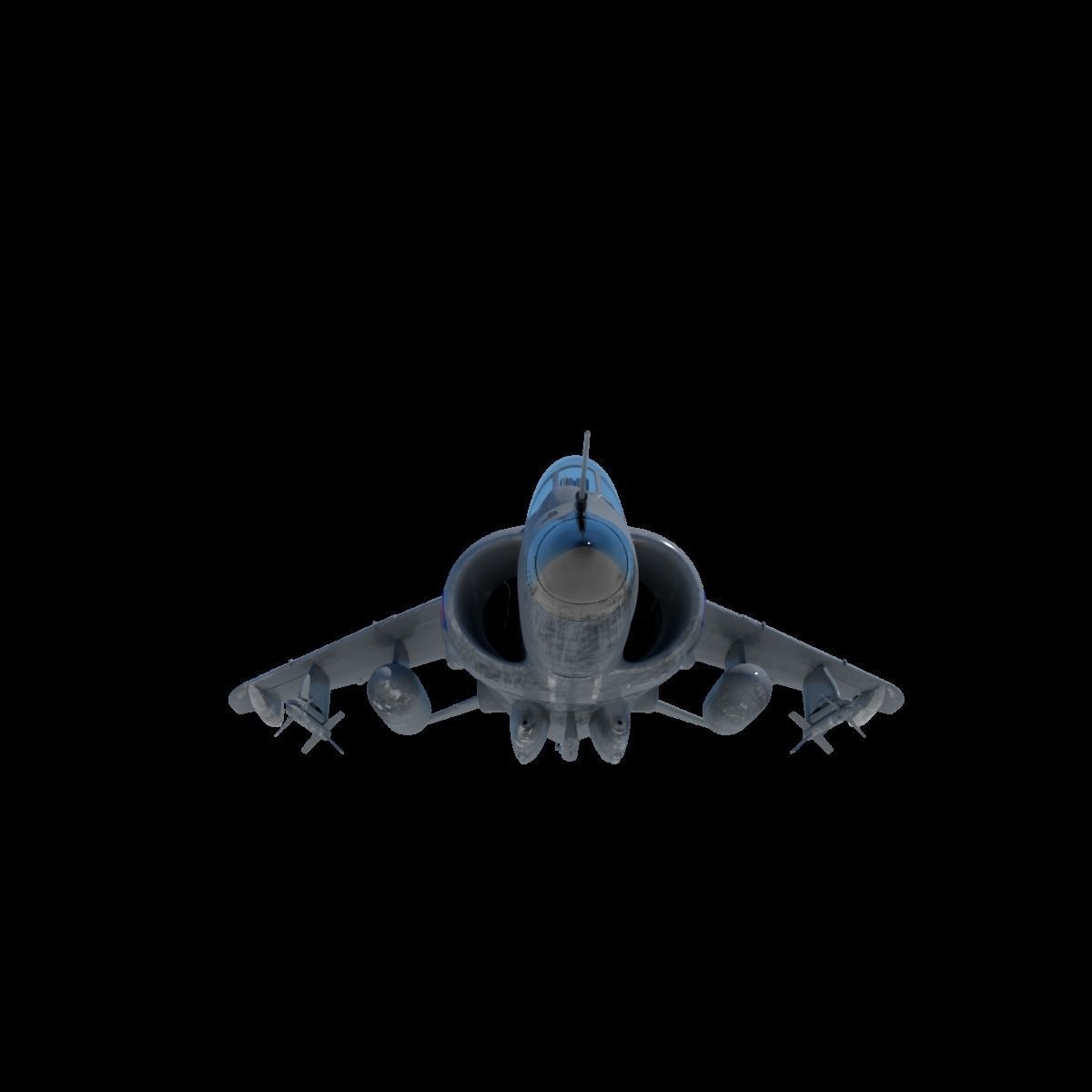 Sea Harrier FRS1 3D model_1