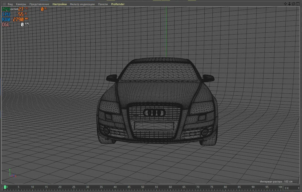 Audi a6 3D model_10