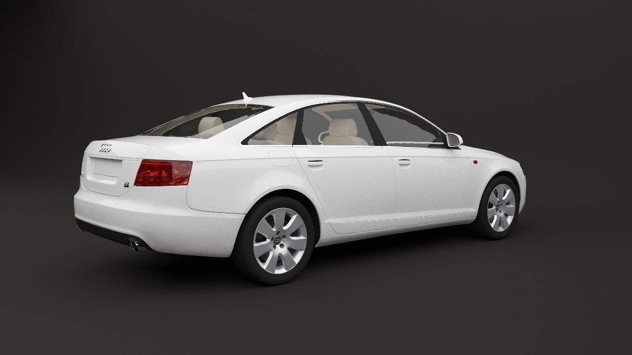 Audi a6 3D model_2