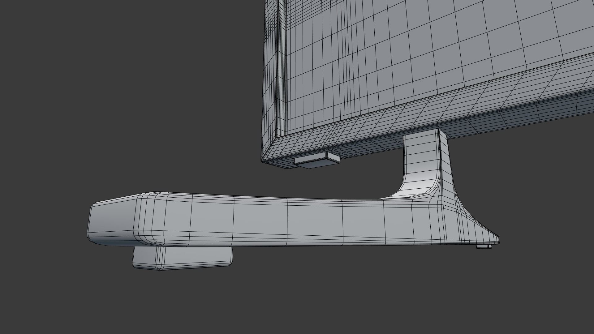 Generic High-Poly Flat Screen TV 3D model_18