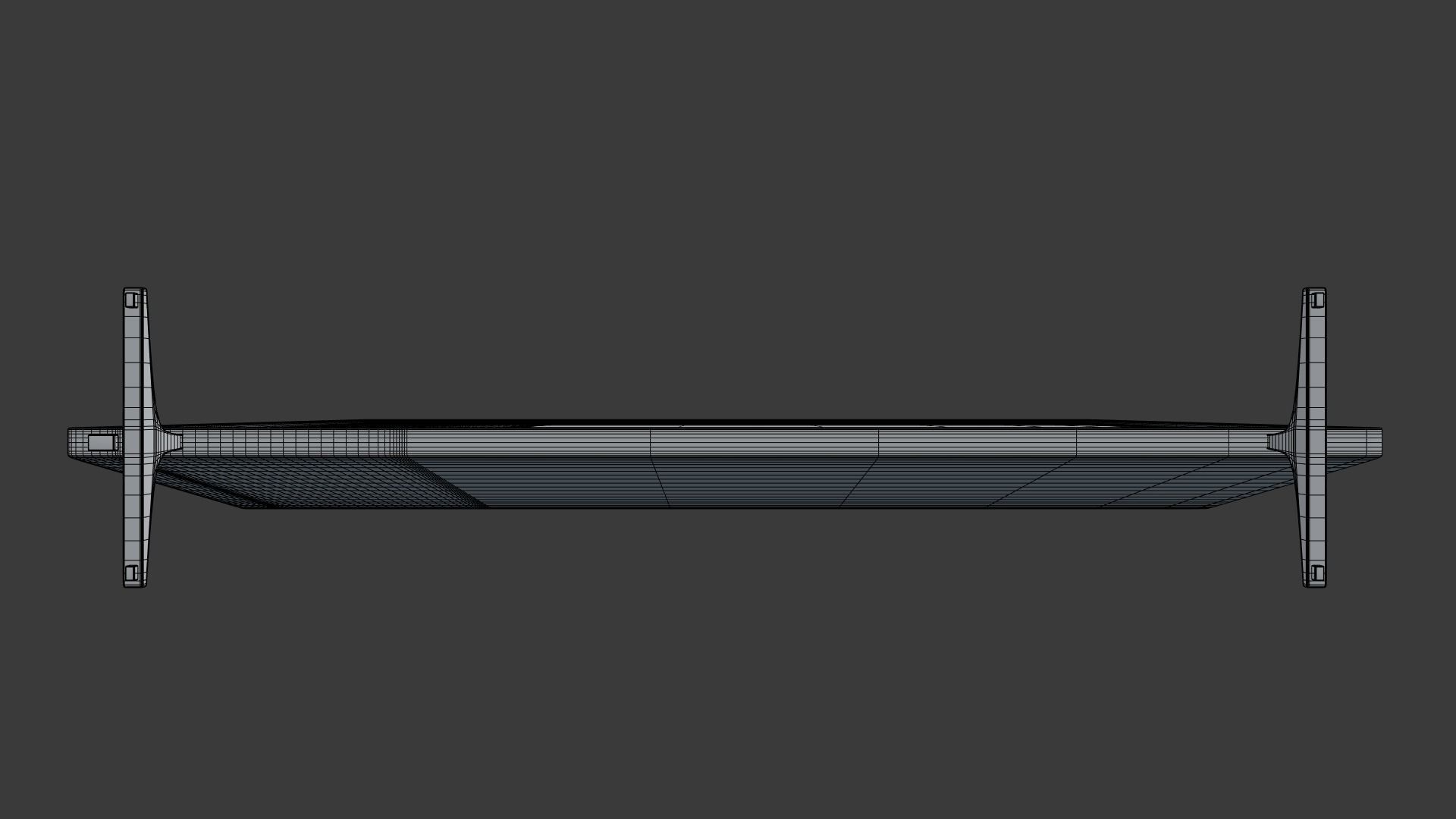 Generic High-Poly Flat Screen TV 3D model_22