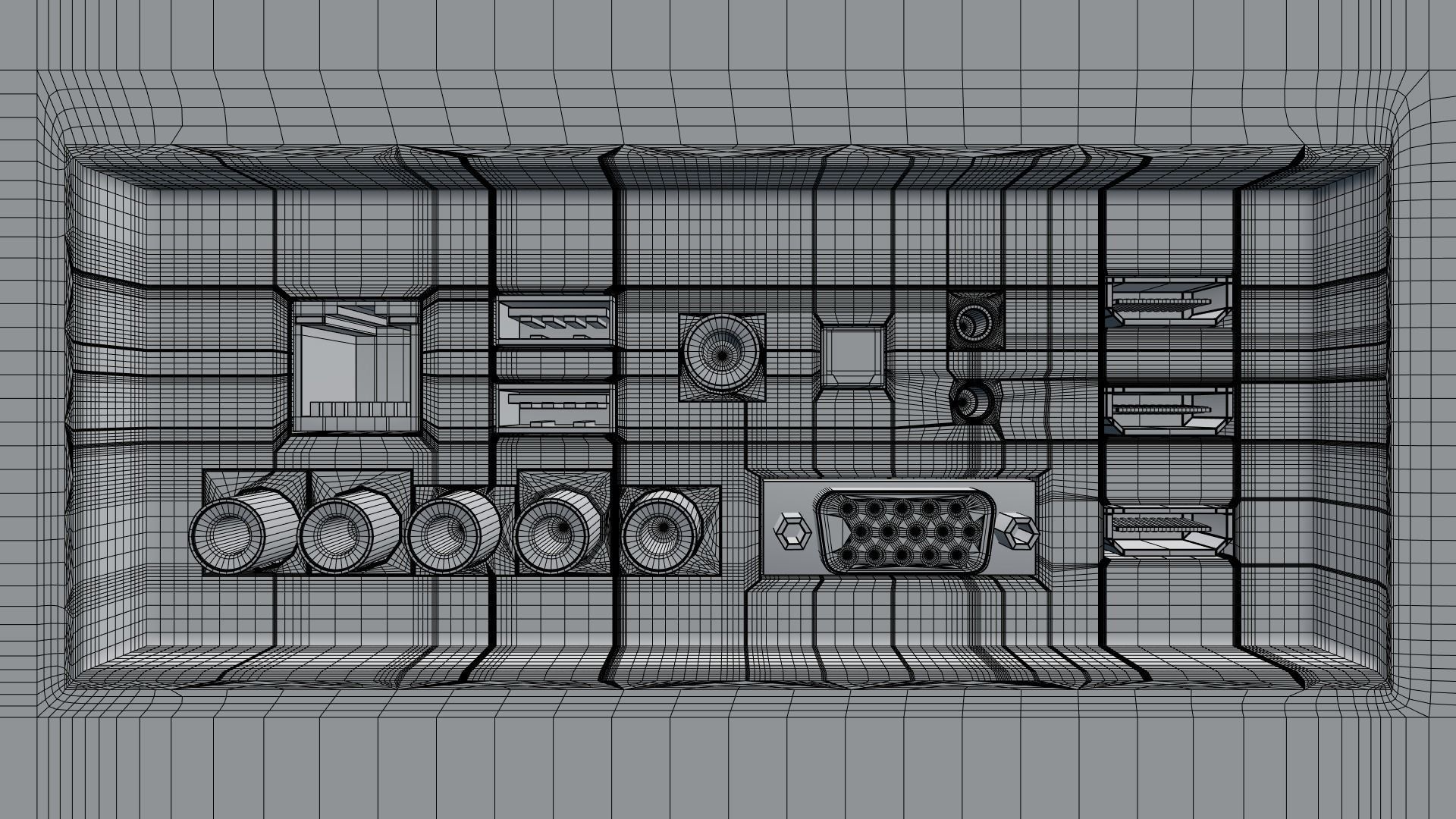 Generic High-Poly Flat Screen TV 3D model_16