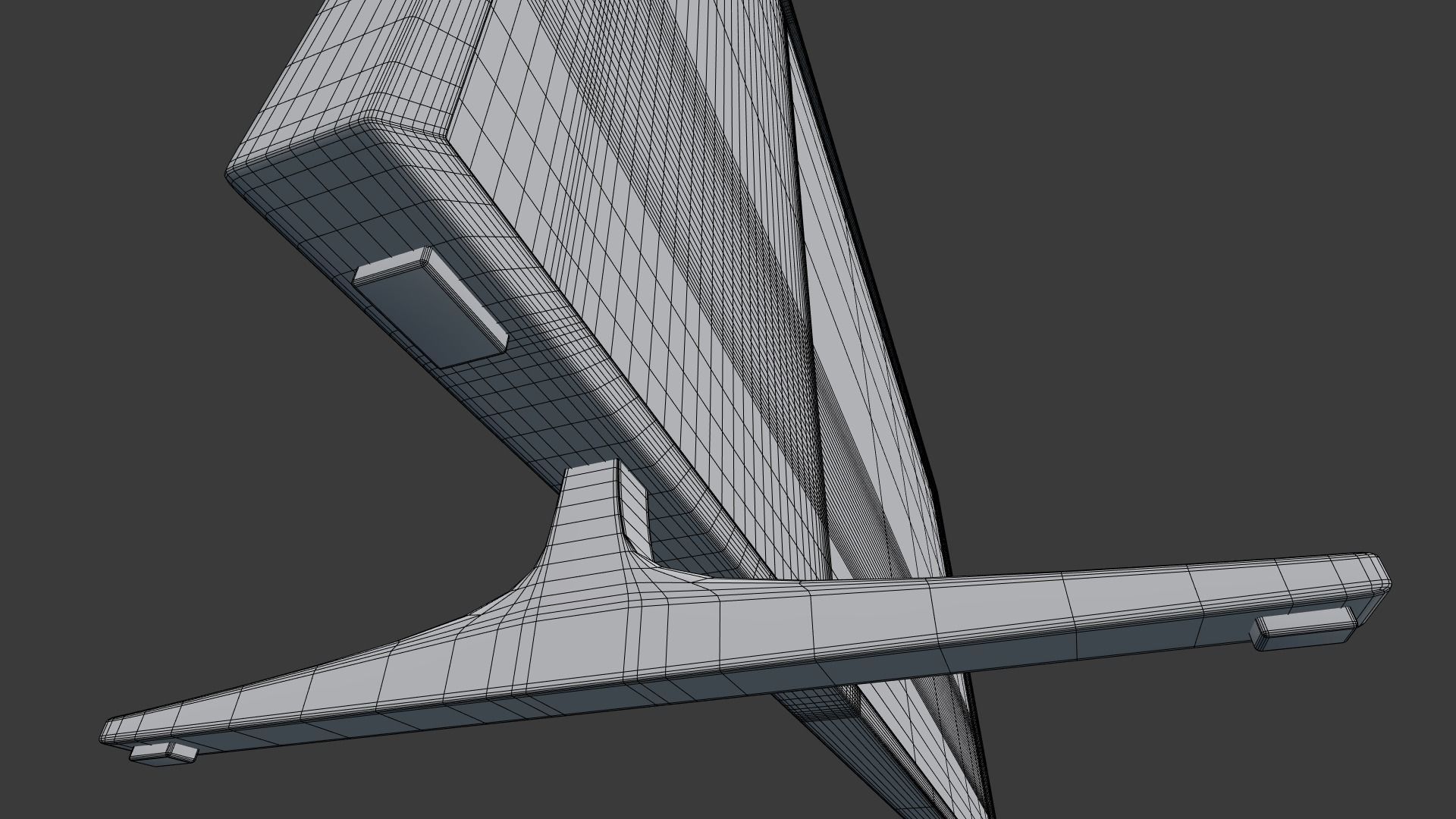 Generic High-Poly Flat Screen TV 3D model_20