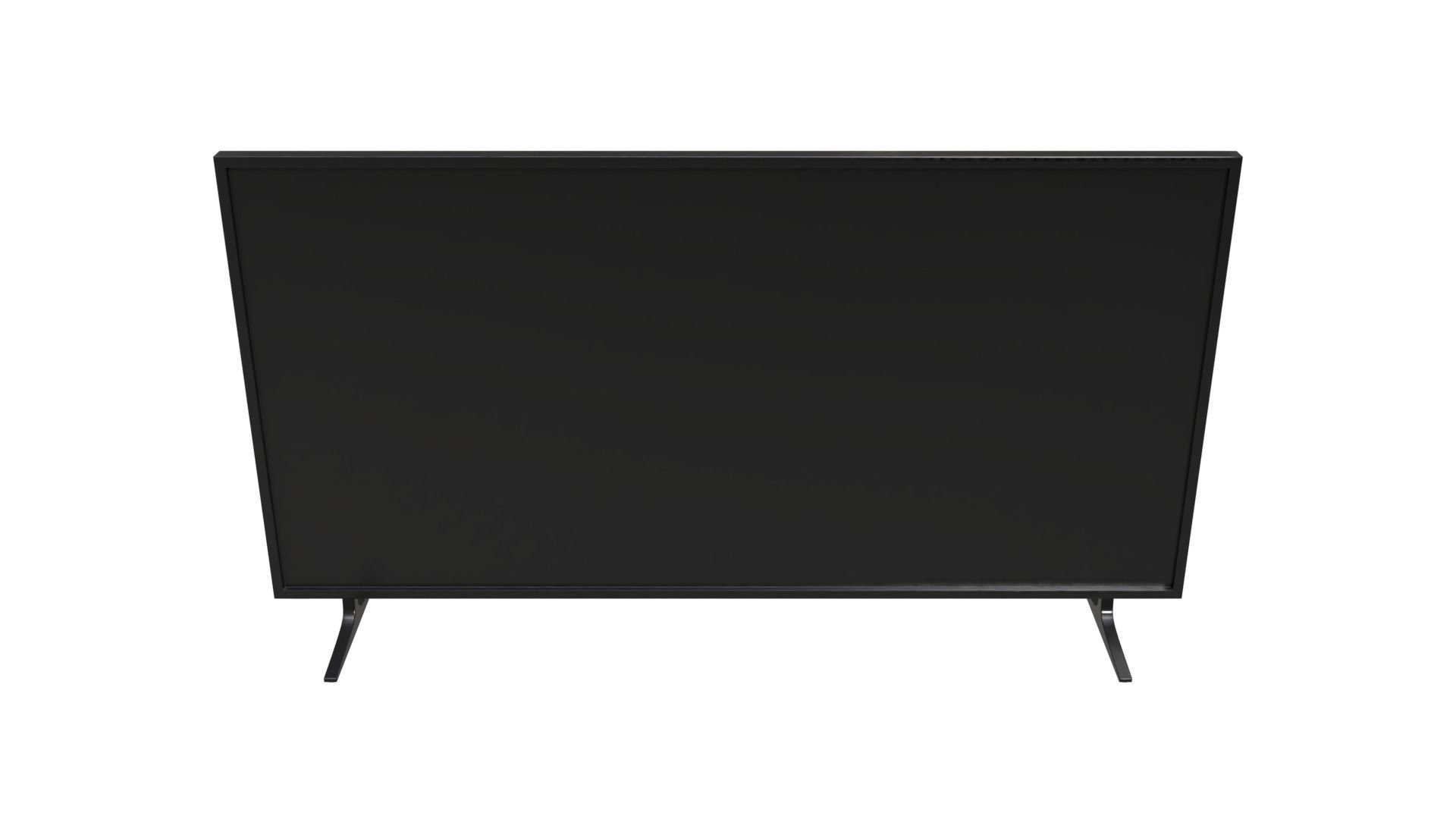 Generic High-Poly Flat Screen TV 3D model_3