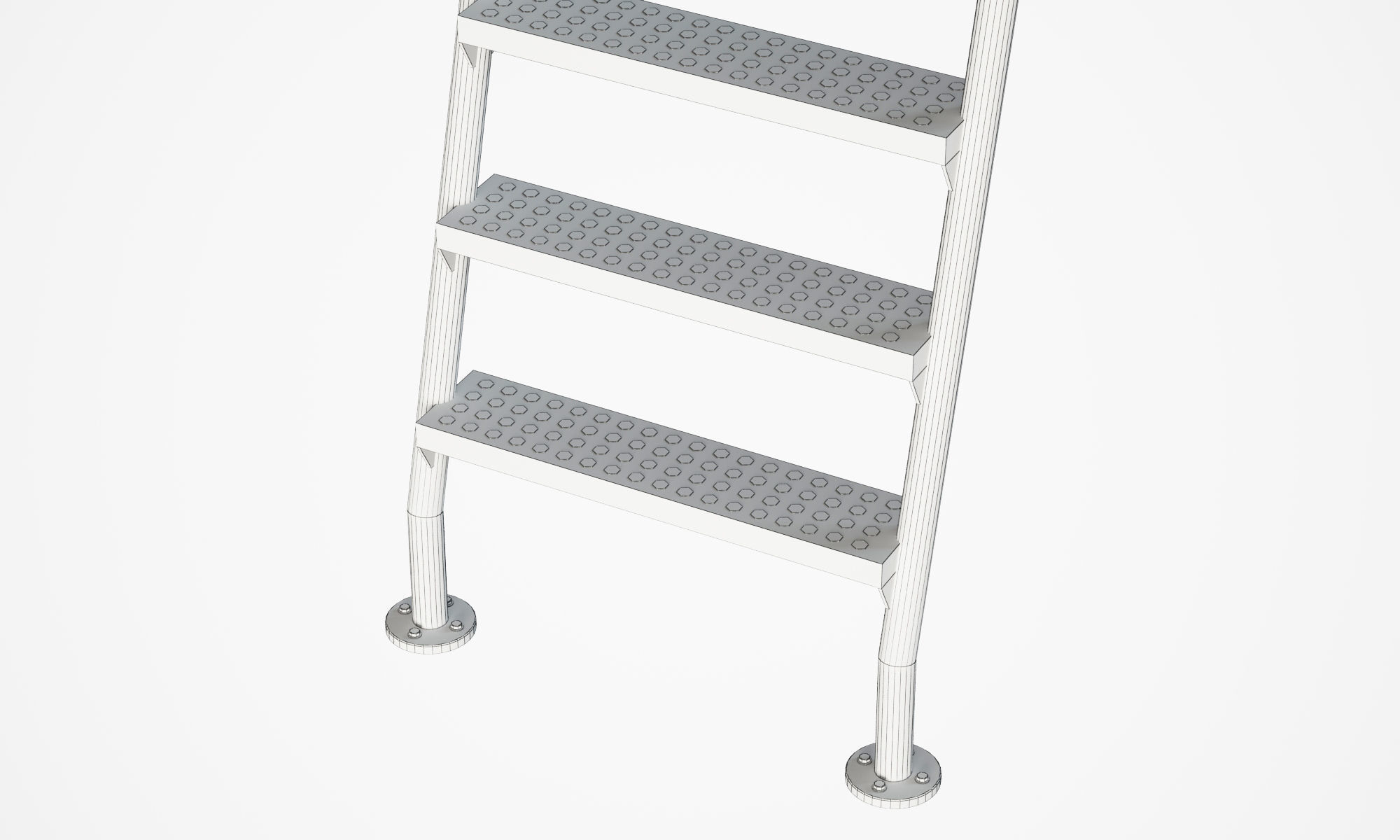 Swimming Diving Board 3D model_8