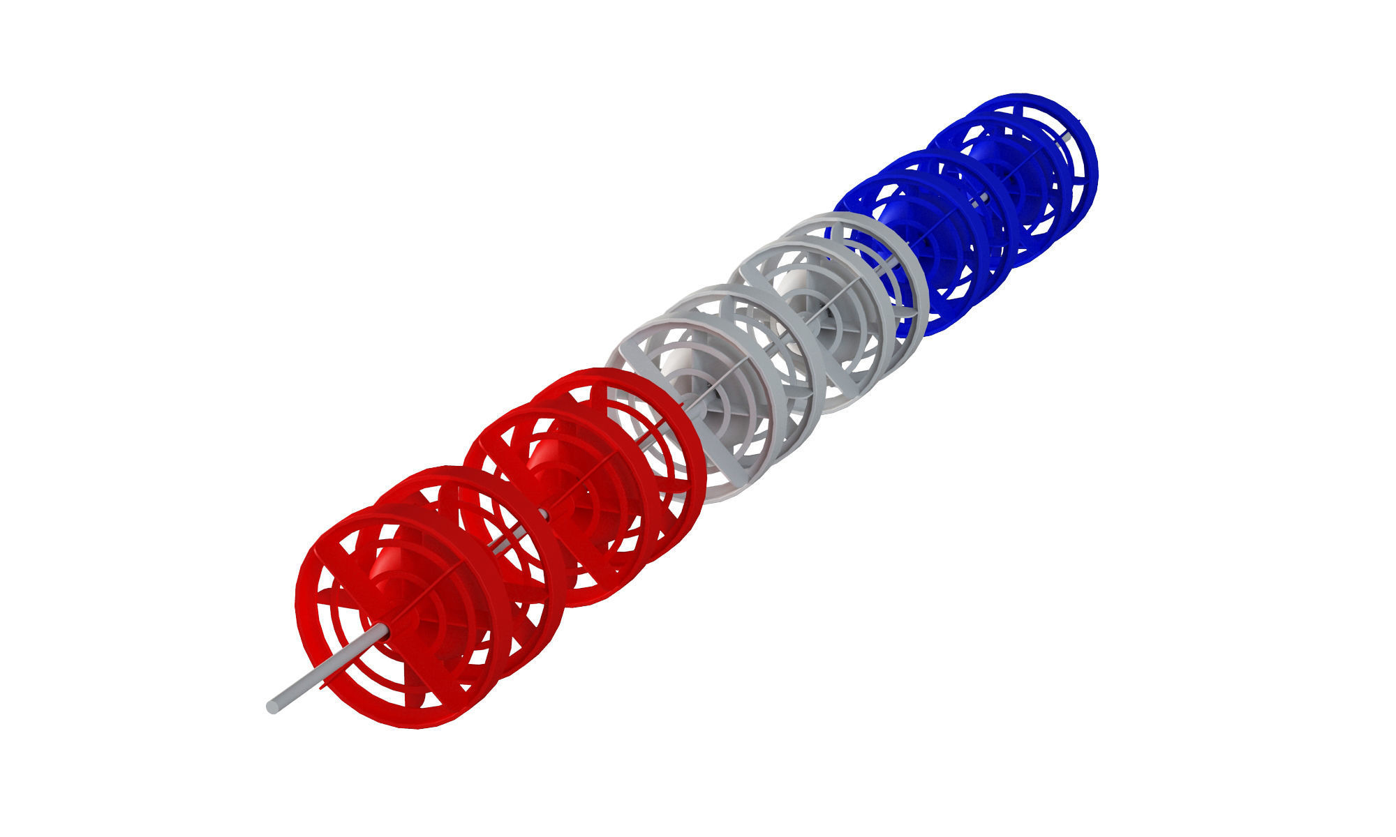 Swimming Diving Board 3D model_9