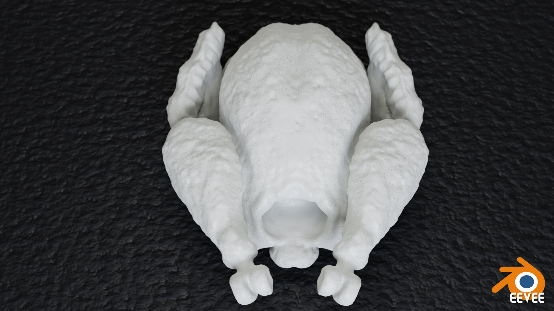 Printable Roasted Turkey 3D print model_1