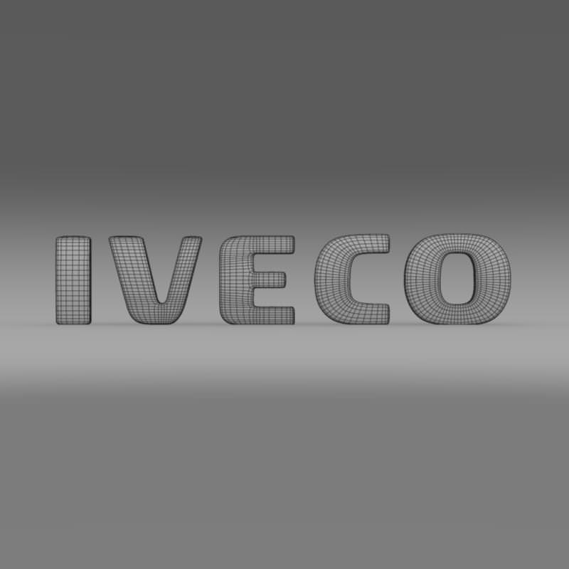 Iveco Logo 3D model_6