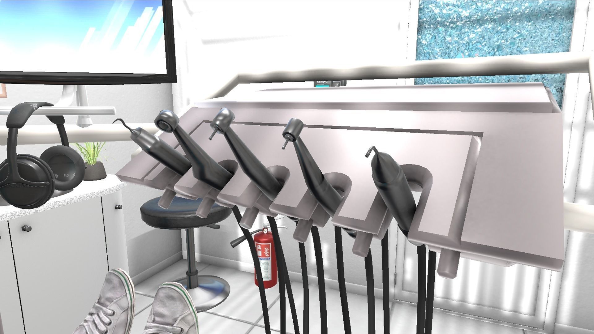 Dental Medical Dentist Room Clinic Center Low-poly 3D model_5