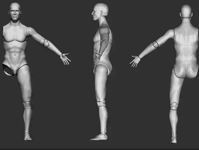 Bjd doll - 3D print model 3D model