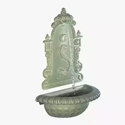 Cast Iron Drinking Wall Fountain