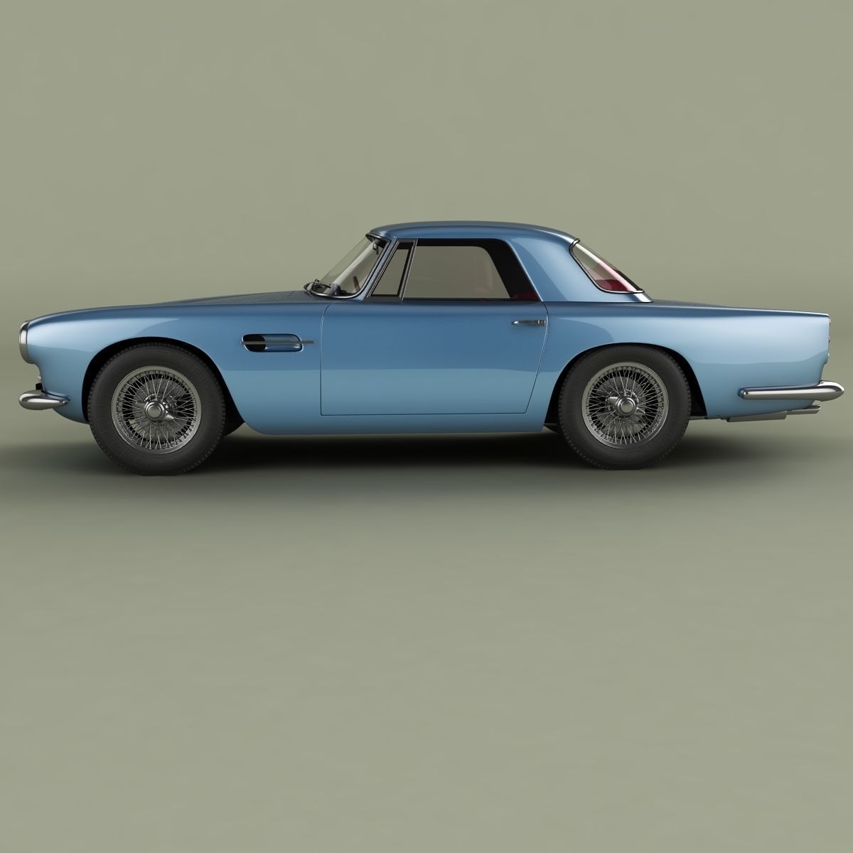 Aston Martin DB4 Convertible 3D model_1