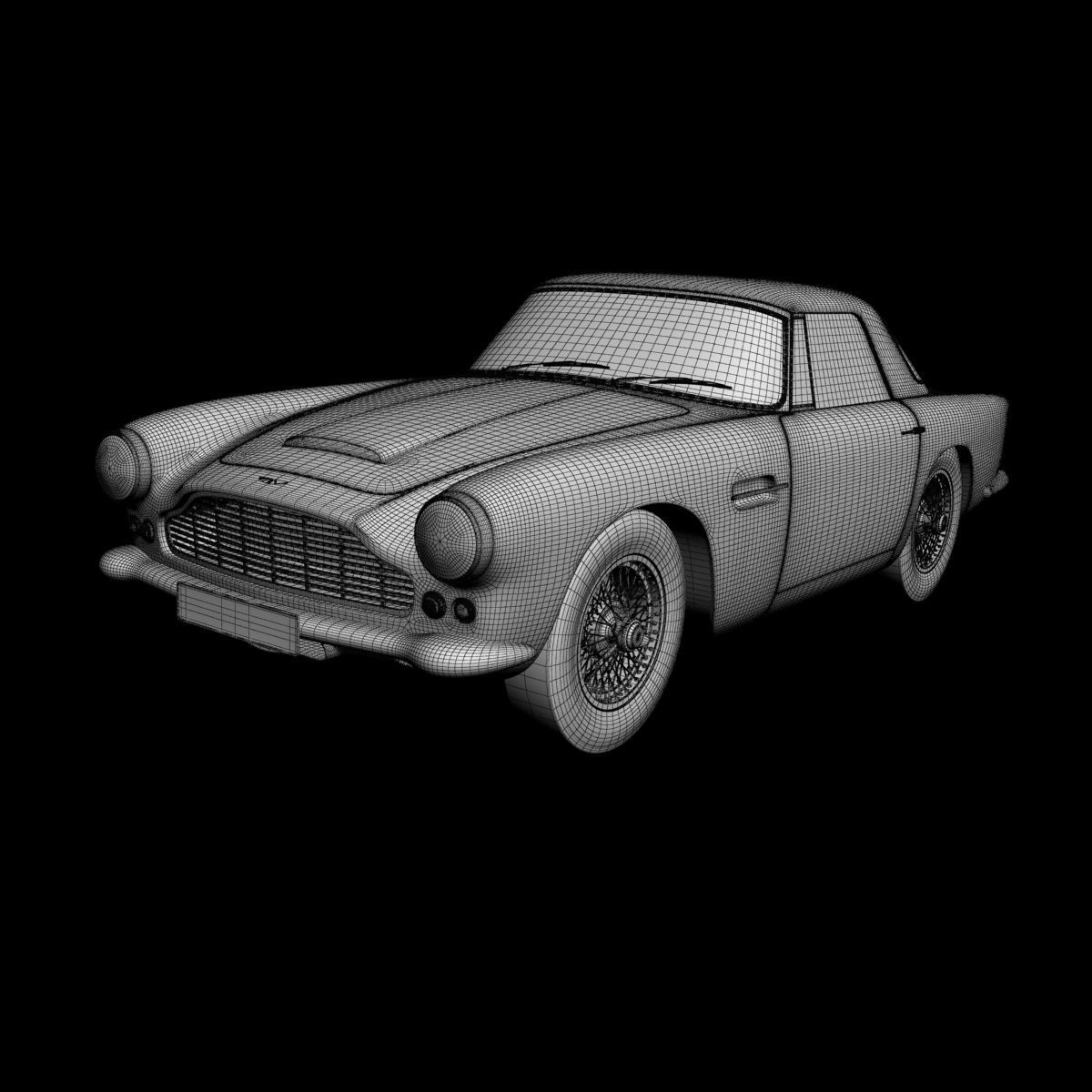 Aston Martin DB4 Convertible 3D model_16