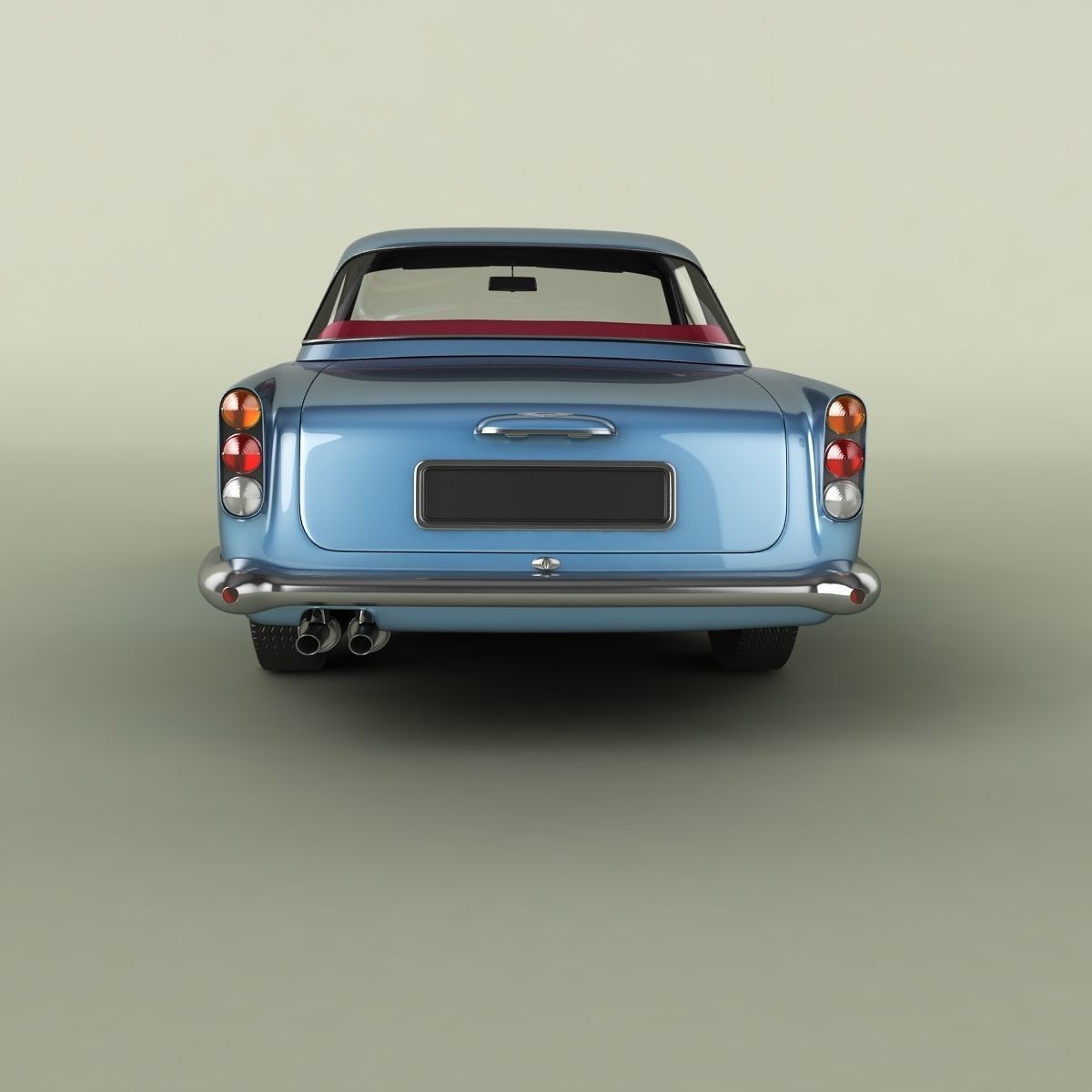 Aston Martin DB4 Convertible 3D model_3