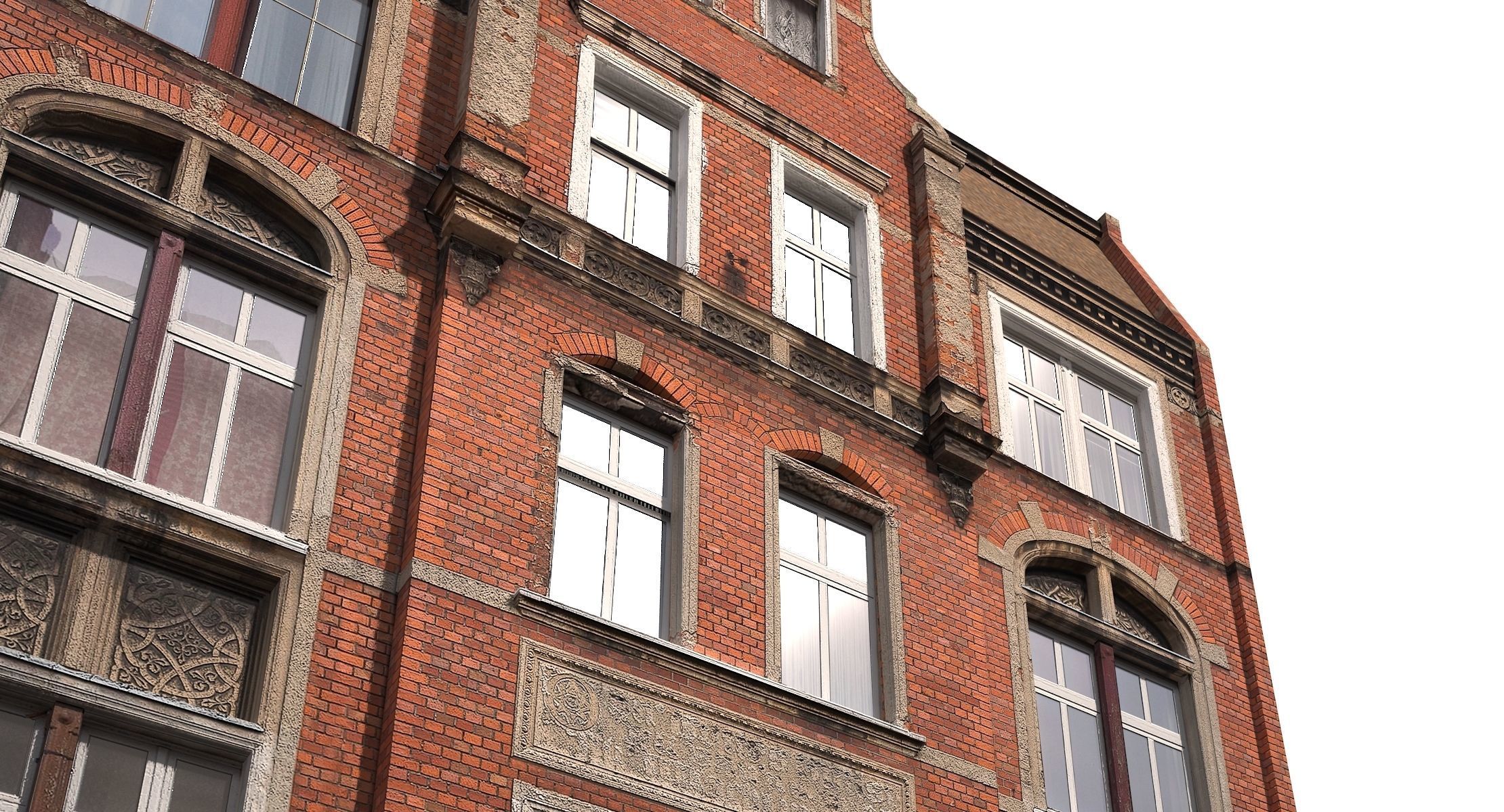 Apartment House 192 Low Poly 3d Model Low-poly 3D model_8