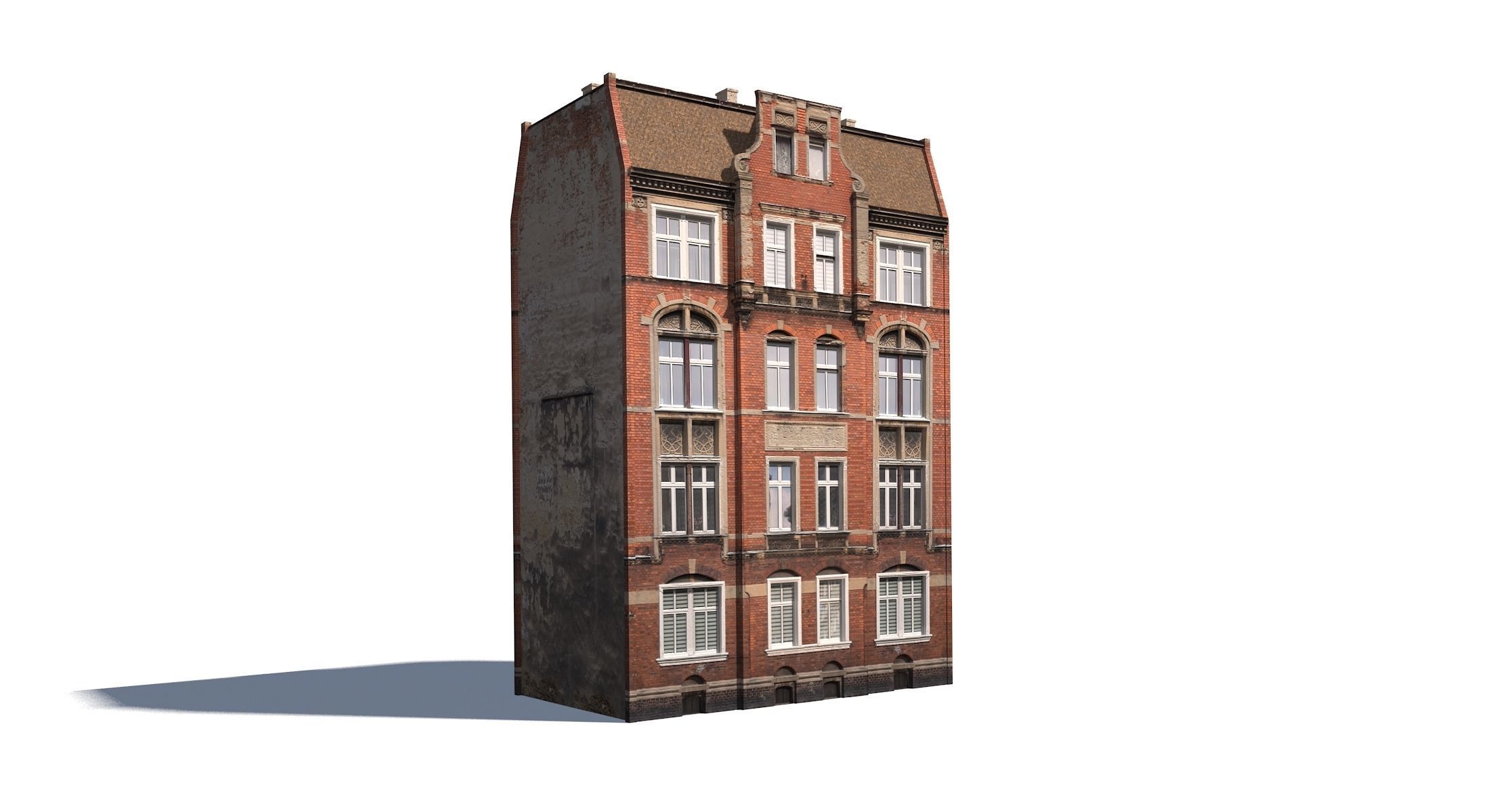 Apartment House 192 Low Poly 3d Model Low-poly 3D model_2
