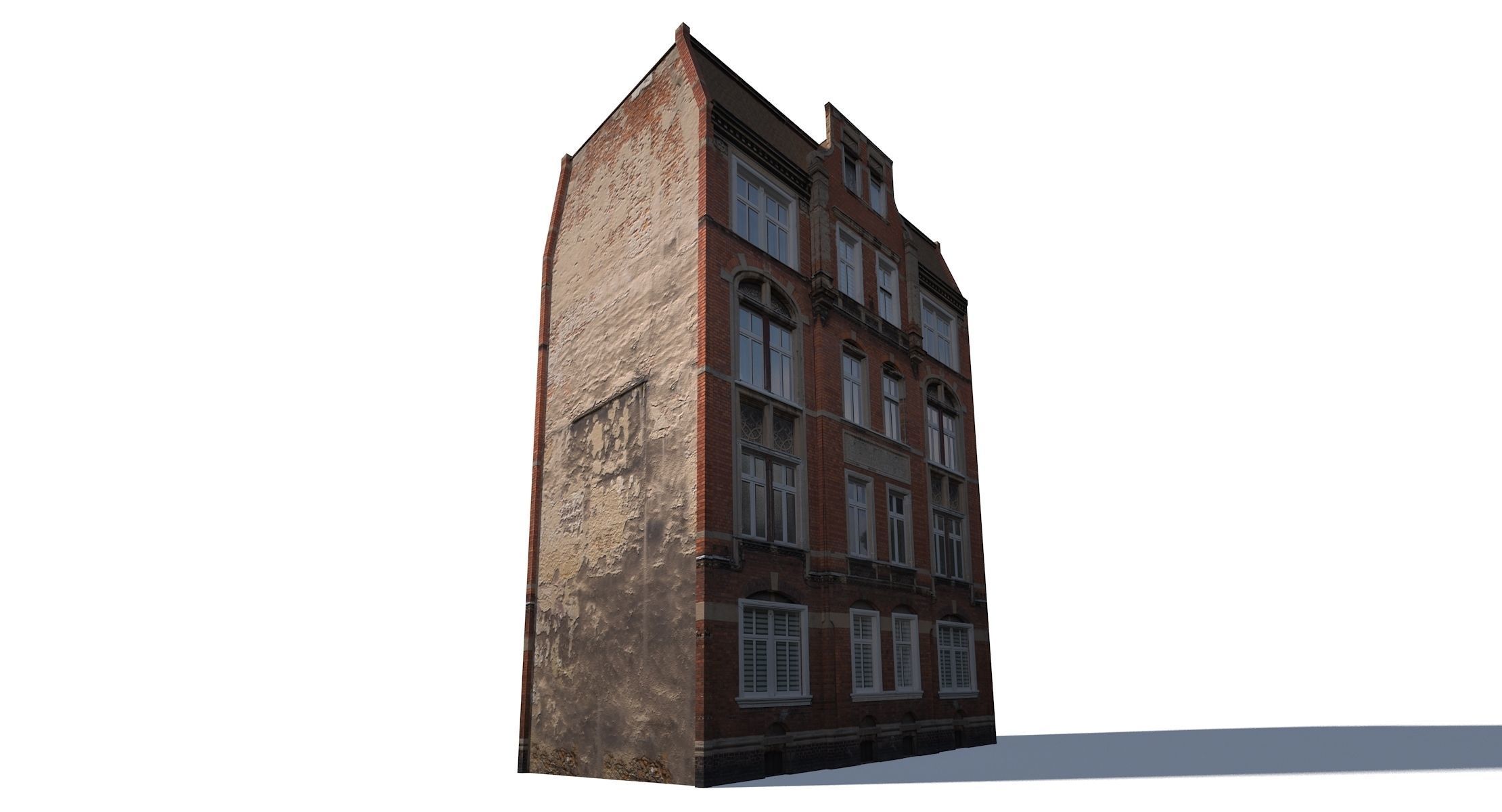 Apartment House 192 Low Poly 3d Model Low-poly 3D model_5