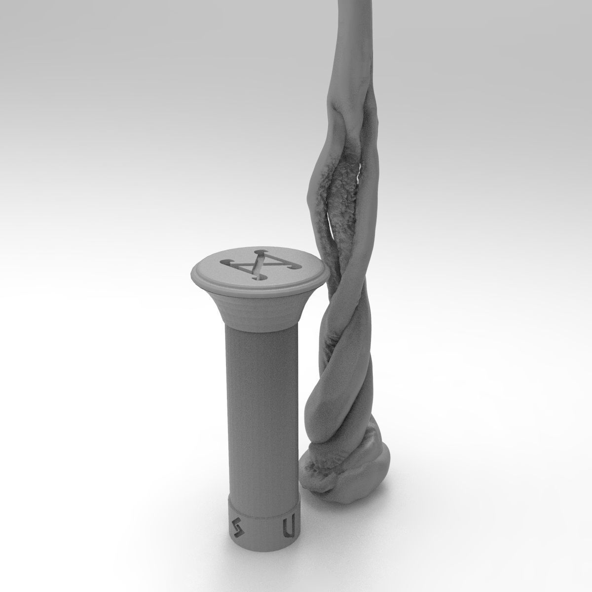 ALBUS DUMBLEDORE WAND - FANTASTIC BEASTS 3D print model_19