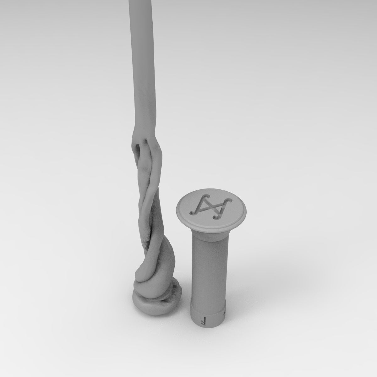 ALBUS DUMBLEDORE WAND - FANTASTIC BEASTS 3D print model_17