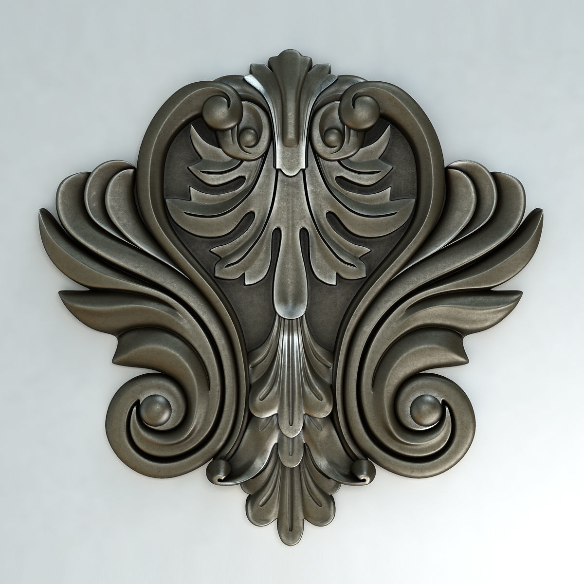 decor decorative medallion 3D model_1