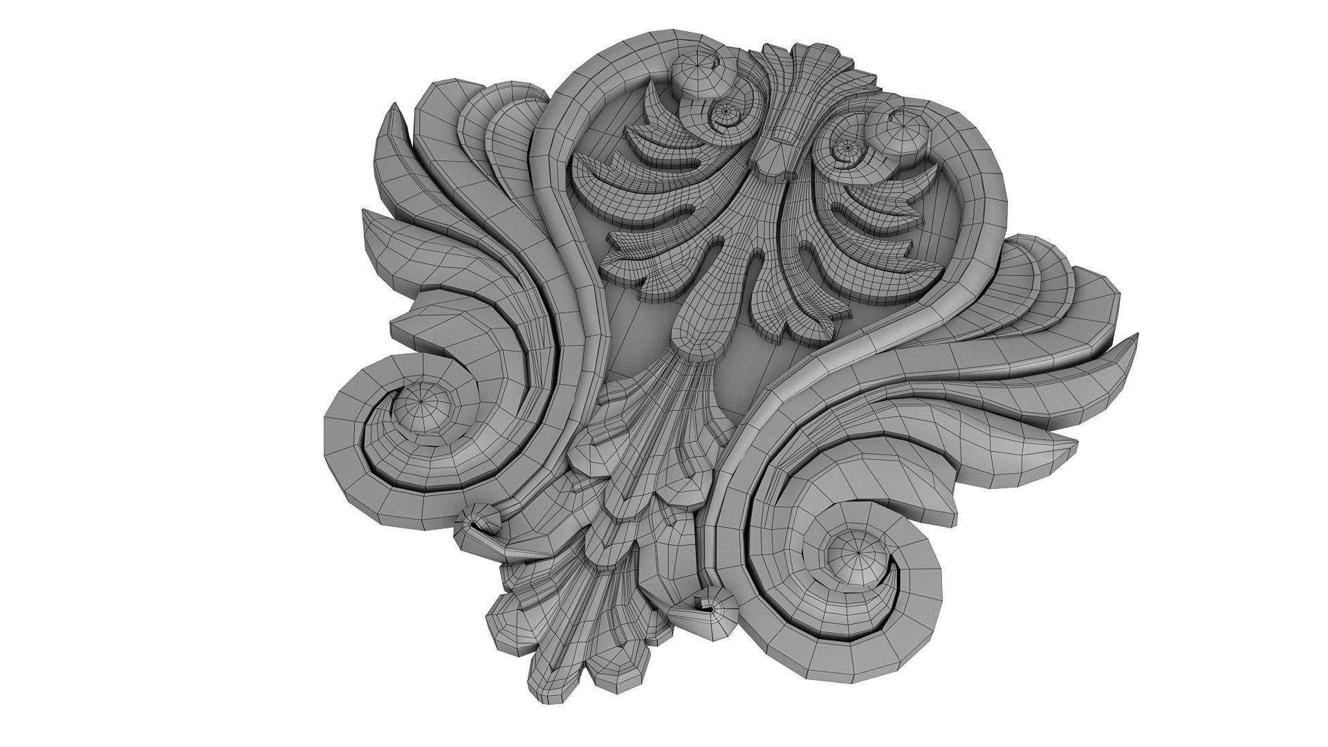 decor decorative medallion 3D model_3